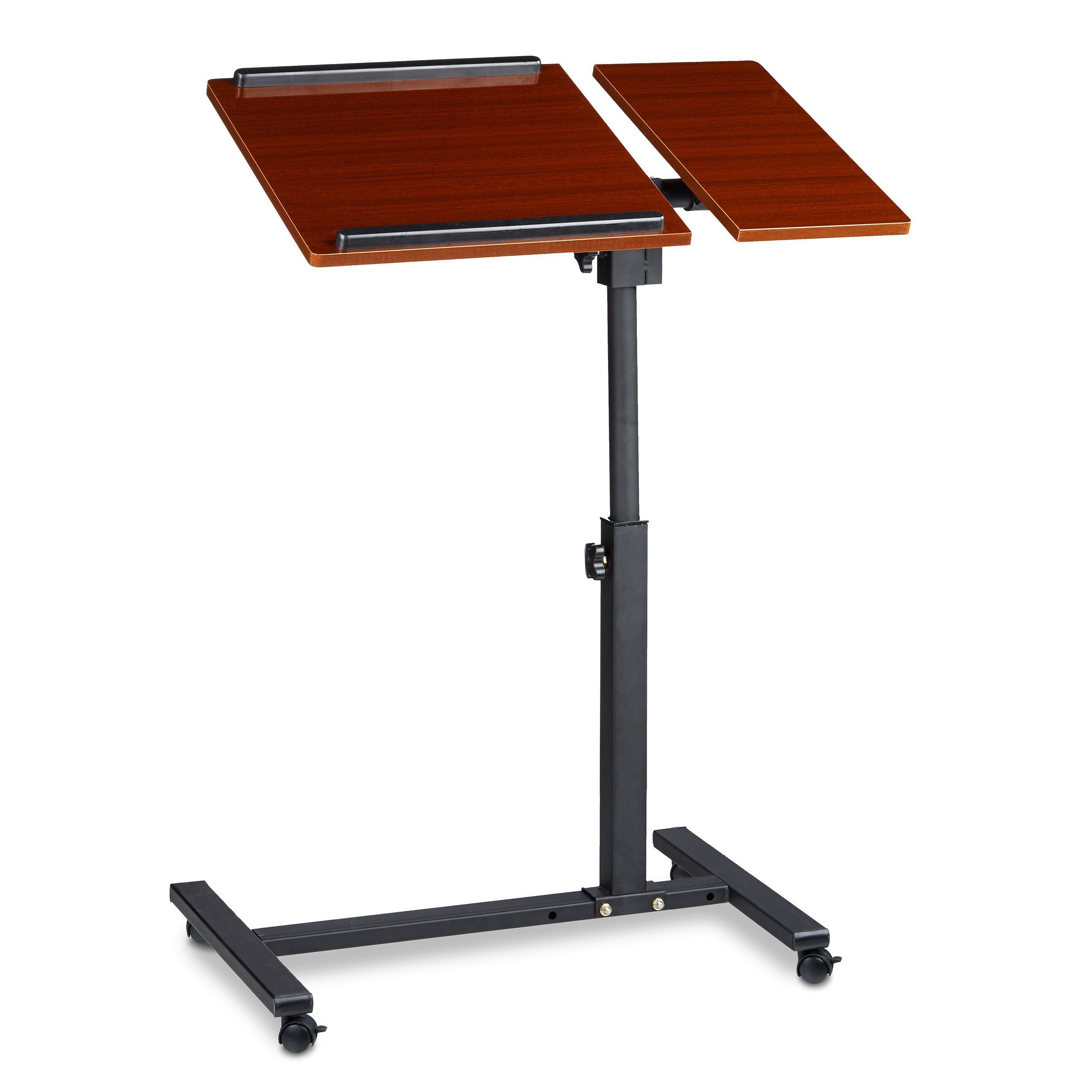 relaxdays Laptoptisch mit verstellbarem Mauspad, rot