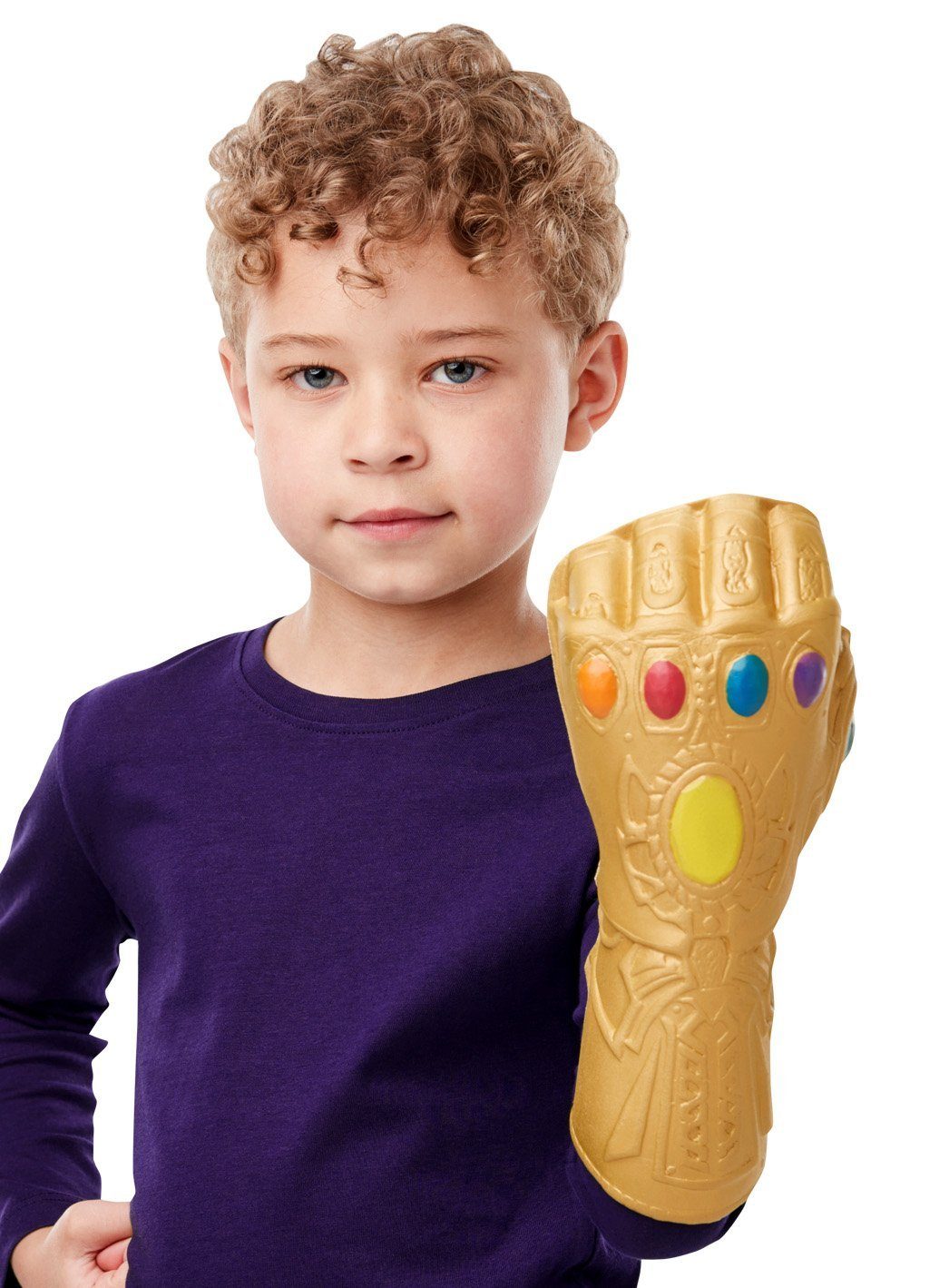 Rubie´s Kostüm Avengers Endgame Kinder Handschuh Fasching Karneva, Der mächtige Handschuh von Thanos als Kostümaccessoire