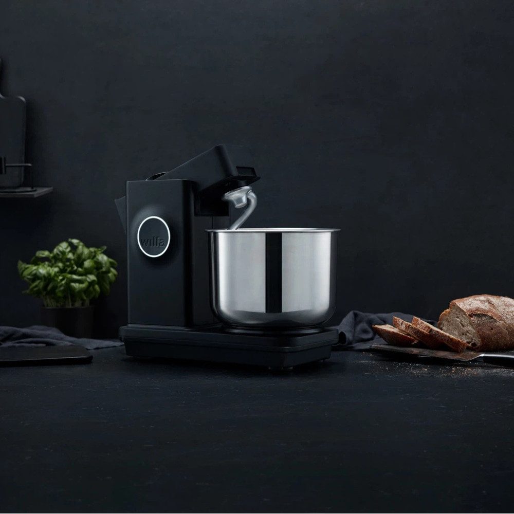 wilfa Küchenmaschine Probaker KM1B-70 schwarz + Tool Adapter + Messerschmidt Mahlvorsatz