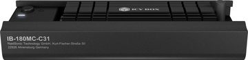 ICY BOX Festplatten-Dockingstation ICY BOX M.2 SSD NVMe & SATA, USB 3.2 Gen 2 Type-C oder Type-A, Werkzeuglos, Aluminium