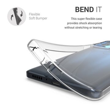 kwmobile Handyhülle Hülle für Motorola Edge 20 Pro, Silikon Handyhülle transparent - Handy Case gummiert