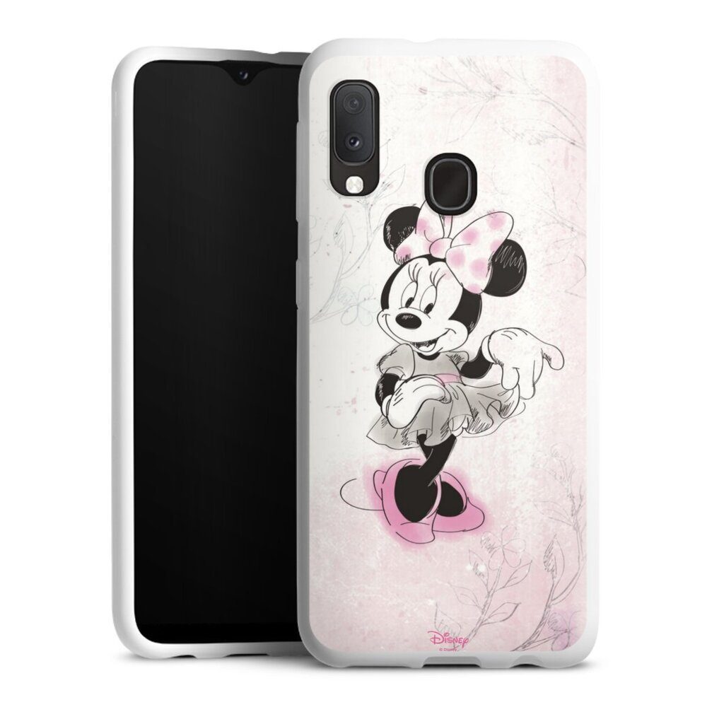 DeinDesign Handyhülle »Minnie Mouse Disney Vintage Minnie Watercolor«, Samsung  Galaxy A20e Silikon Hülle Bumper Case Handy Schutzhülle online kaufen | OTTO