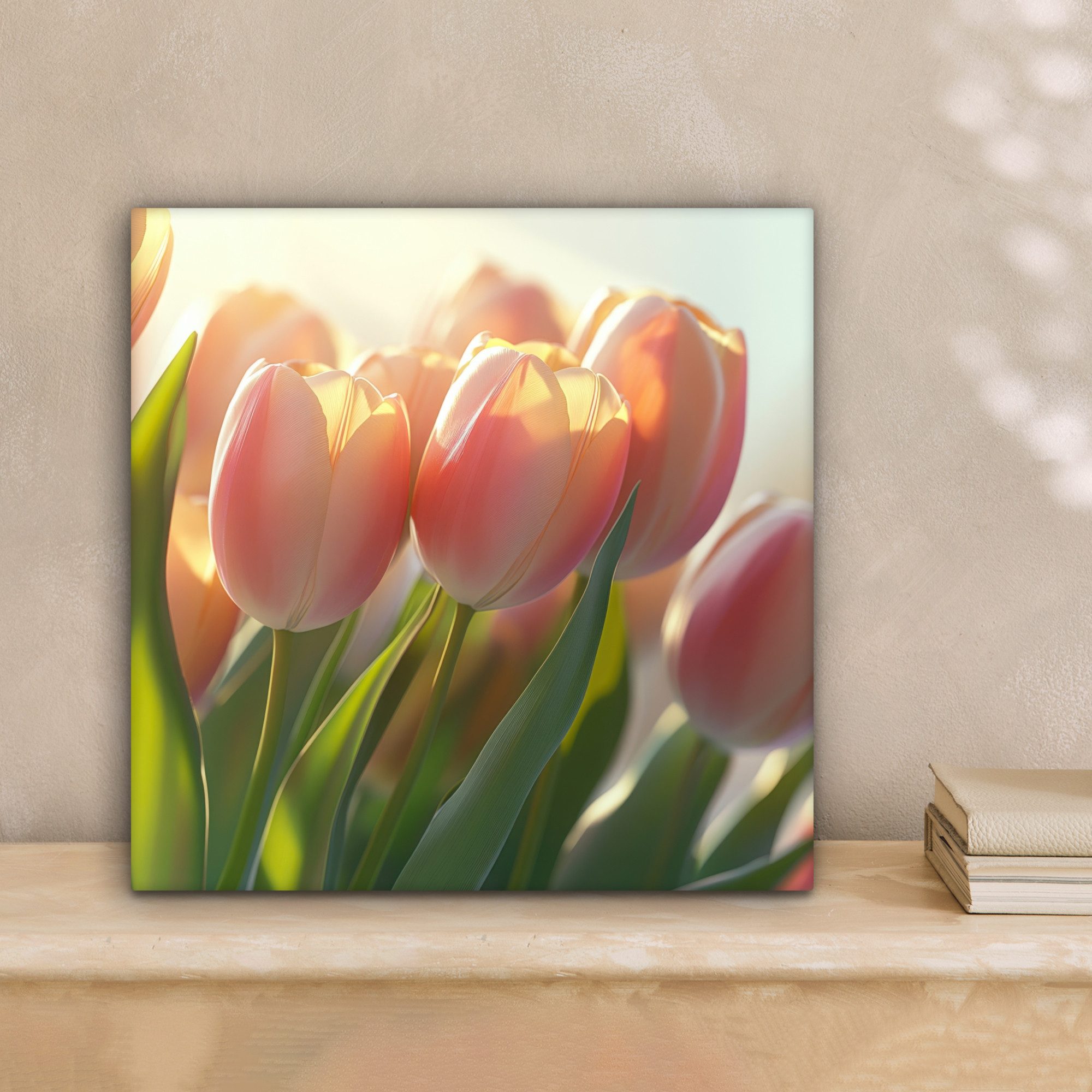 OneMillionCanvasses® Leinwandbild Tulpen - Rosa - günstig online kaufen