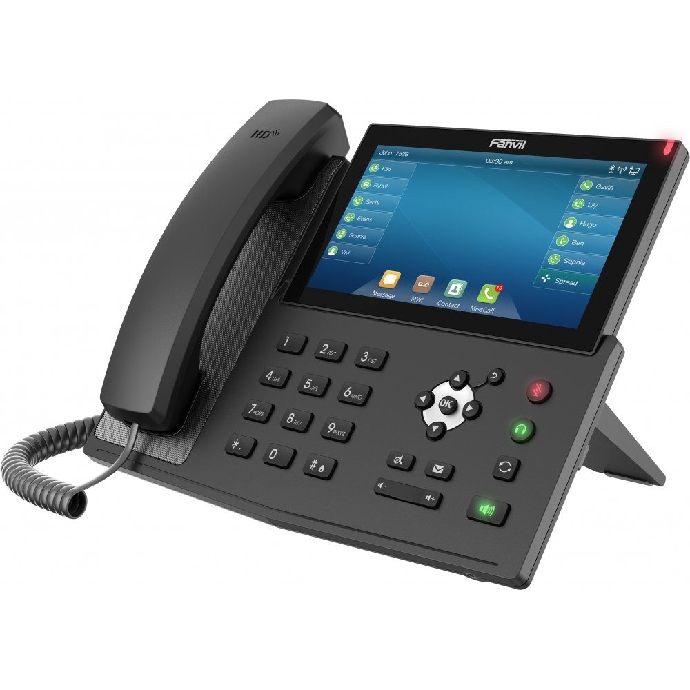 Fanvil X7 Enterprise IP Telefon - Kabelgebundenes Phone Telefon schwarz 