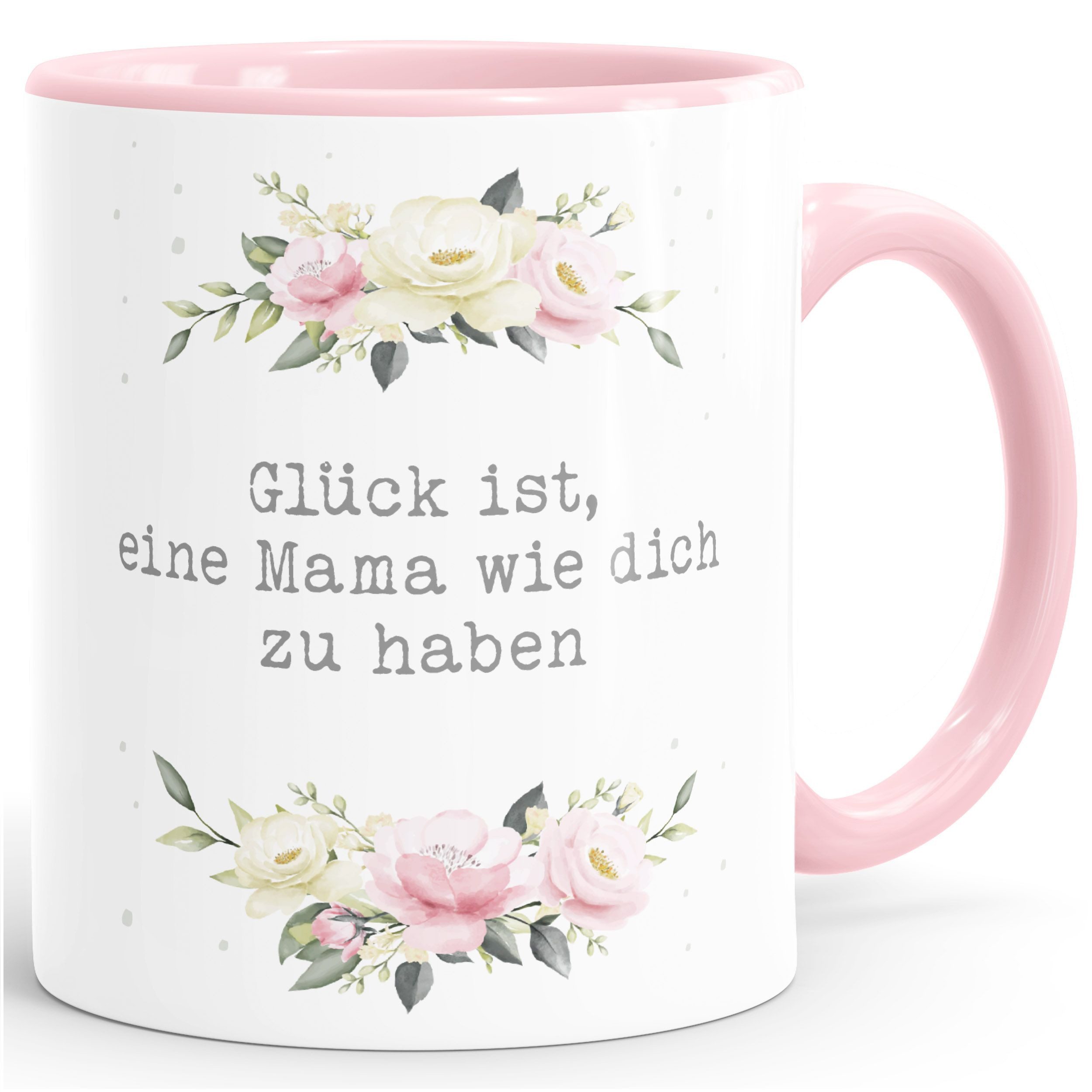 Tasse Kaffee-Tasse Geschenk für Mama Spruch lustig Muttertagssprüche Blumen