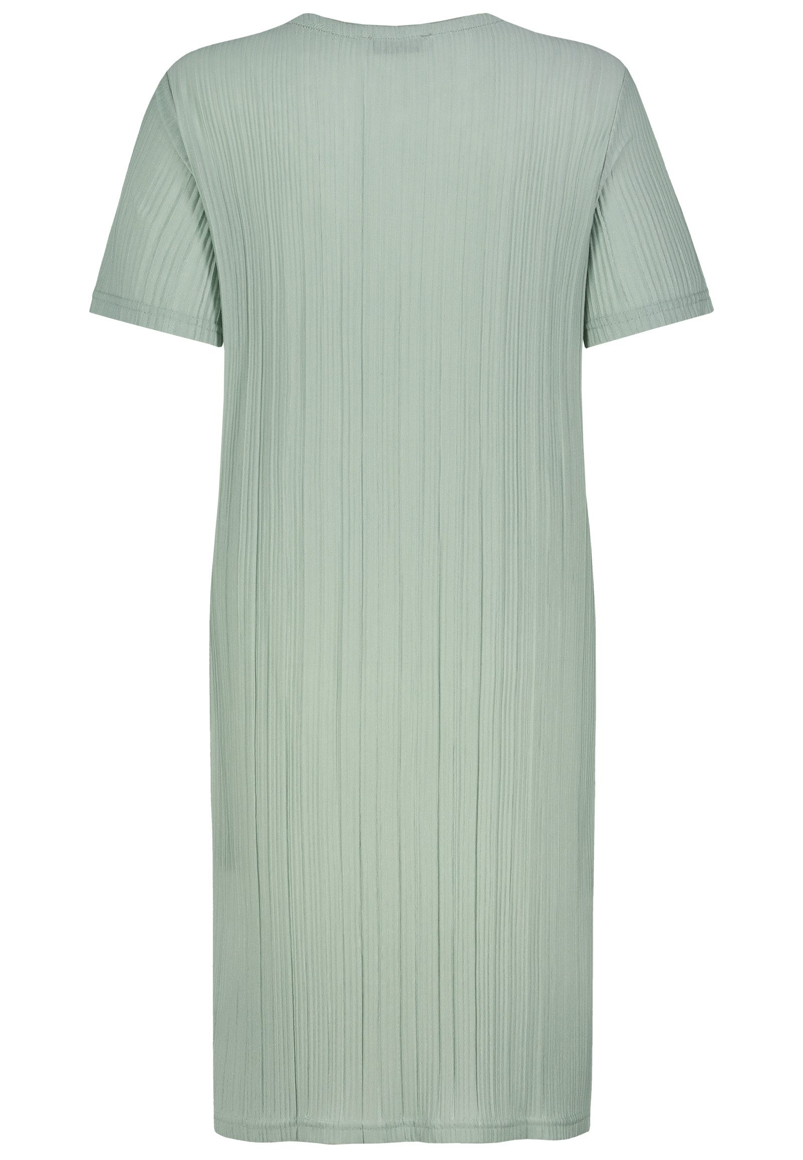 SUBLEVEL Shirtkleid Modernes Outfit mit Rundhalsausschnitt und Kurzarm (knielang) Ripped_Dress