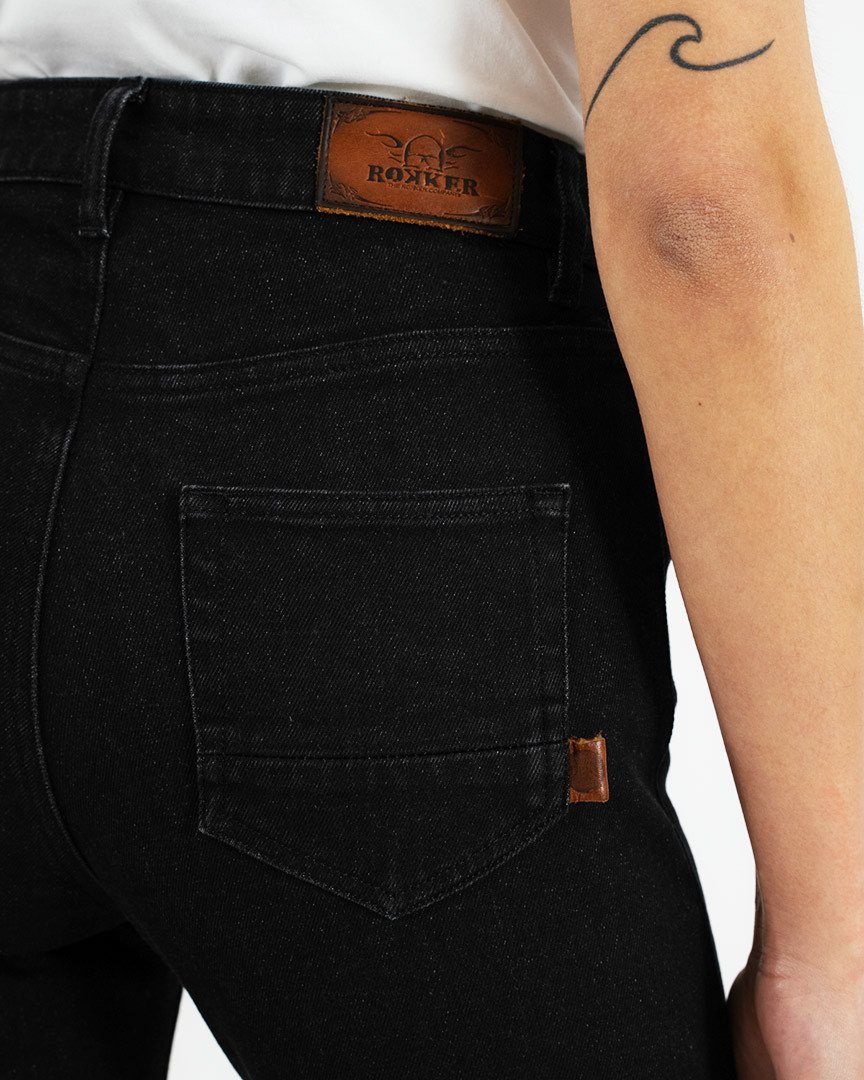 Rokker Motorradhose tech High Waist Damen Motorrad Textilhose