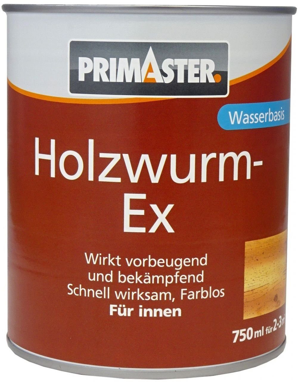 Primaster Holzschutzlasur Primaster Holzwurm EX 750 ml