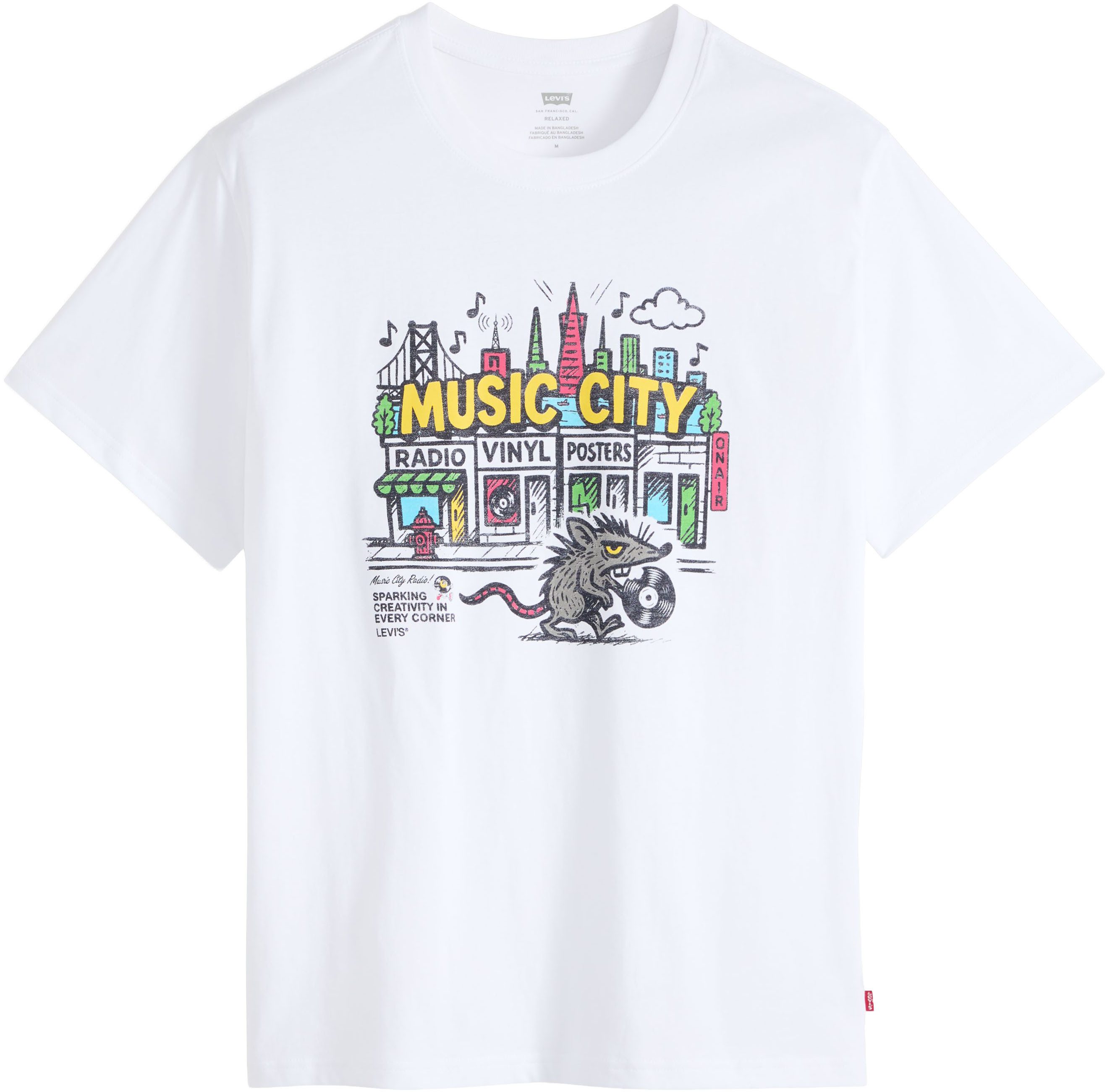 Levi's® T-Shirt SS RELAXED FIT TEE mit großem Frontprint – Bild 5 von 5