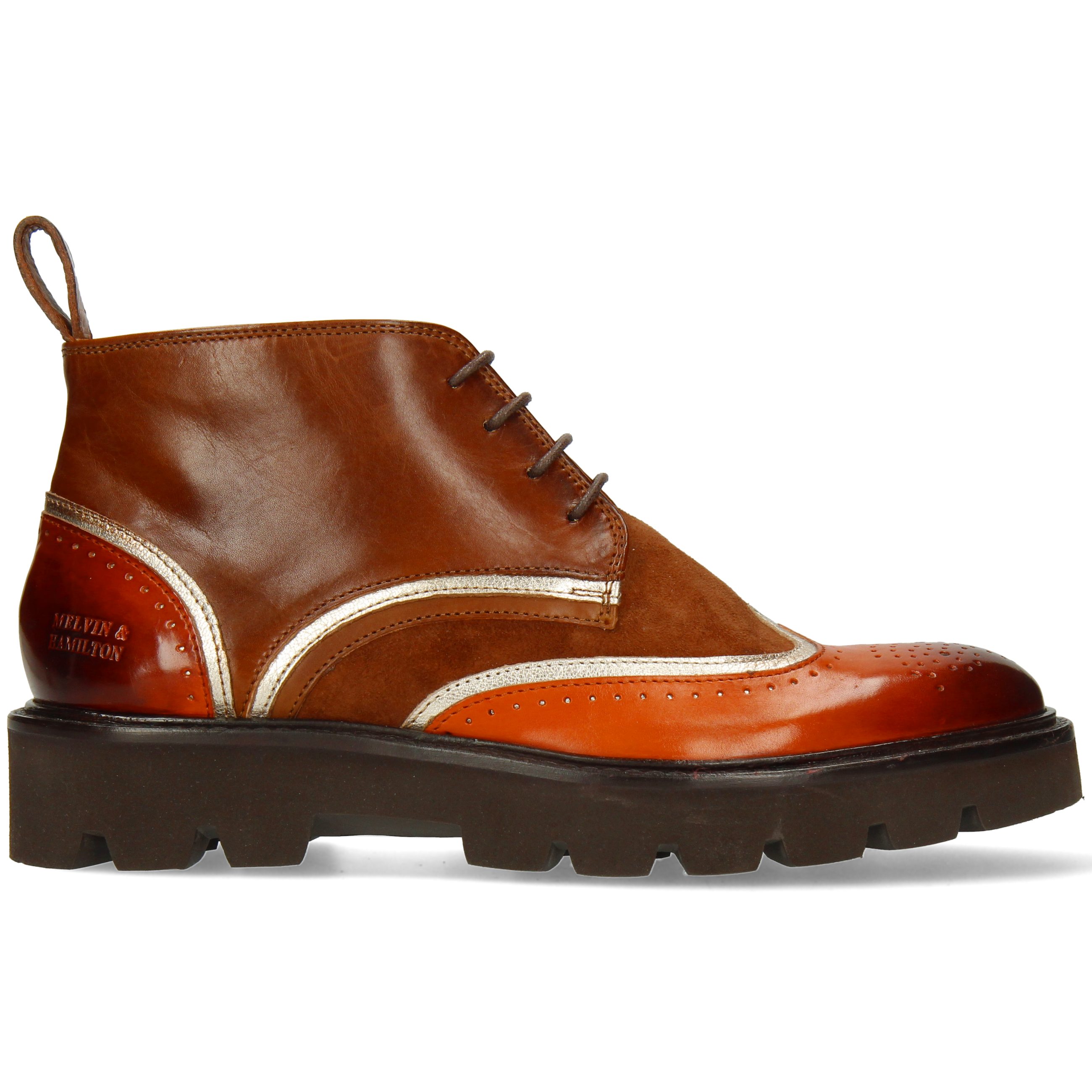 Melvin & Nappa Sally 30 Orange Winter Hamilton Stiefelette Crust