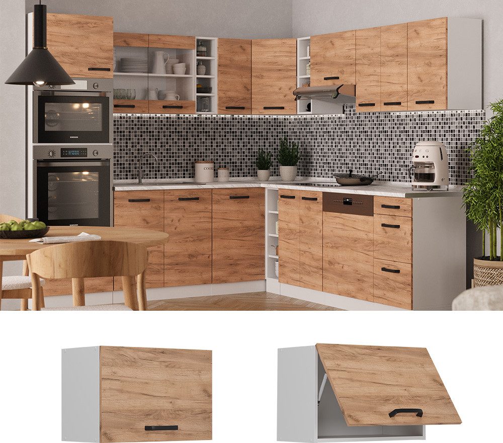 Vicco Hängeschrank R-Line, Goldkraft Eiche/Weiß, 60 günstig online kaufen