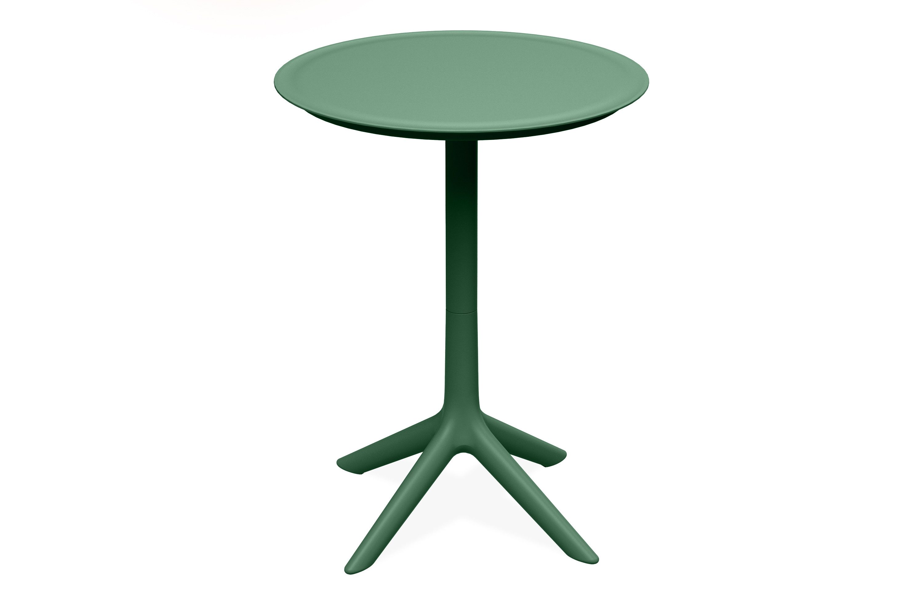 KONSIMO® Gartentisch GALIO Nachhaltiger Balkontisch, Runder Tisch, hergestellt in der EU, Wetterfester Outdoor-Tisch, Umweltfreundlich, Pflegeleicht