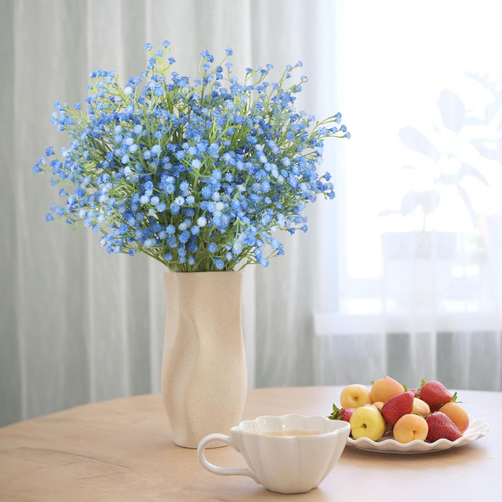 Kunstblumenstrauß Schleierkraut Künstlich 6 STK Fake günstig online kaufen