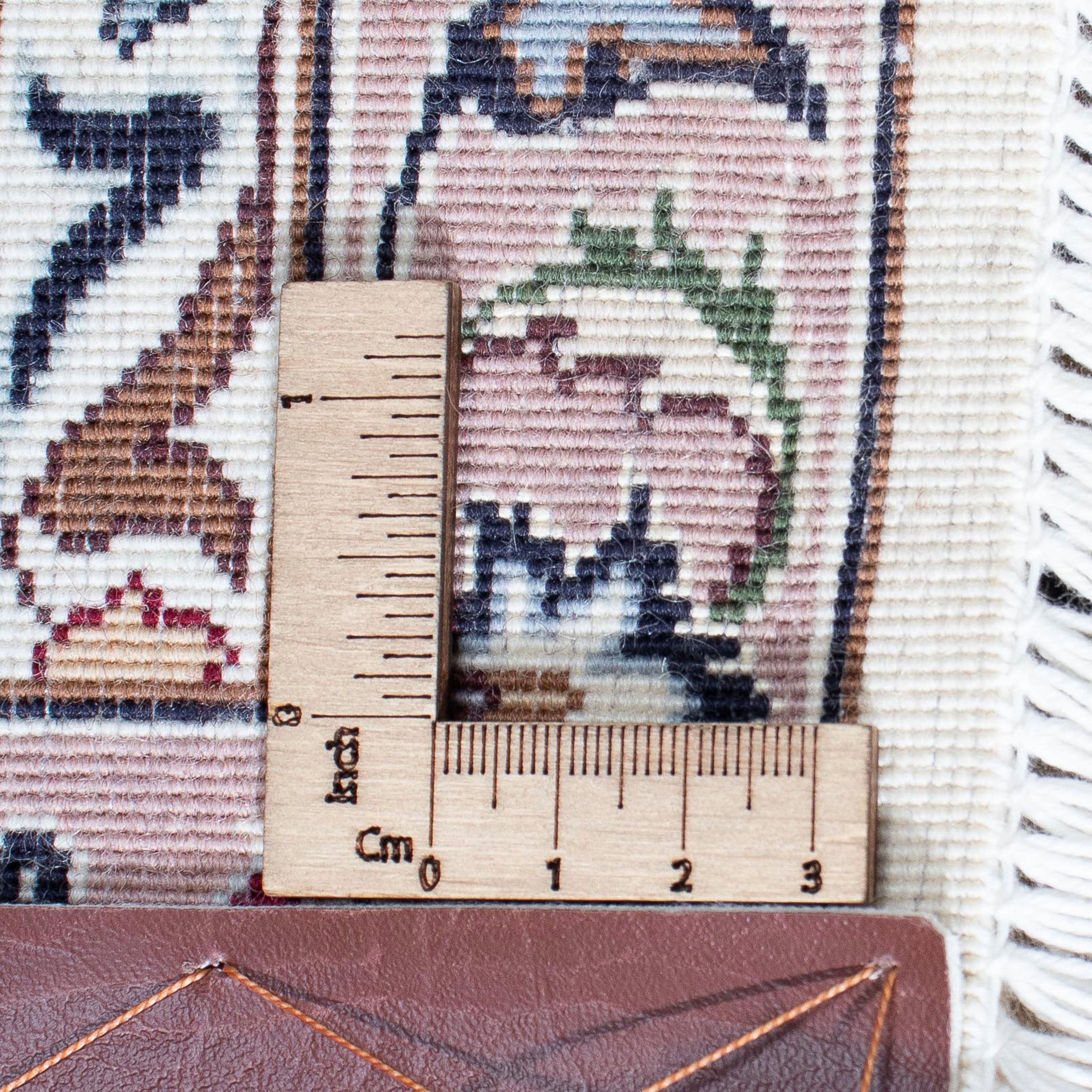mm, 207 x - beige, - morgenland, Einzelstück Orientteppich 7 Zertifikat - Täbriz Royal rechteckig, - Perser mit Handgeknüpft, Wohnzimmer, Höhe: 310 cm