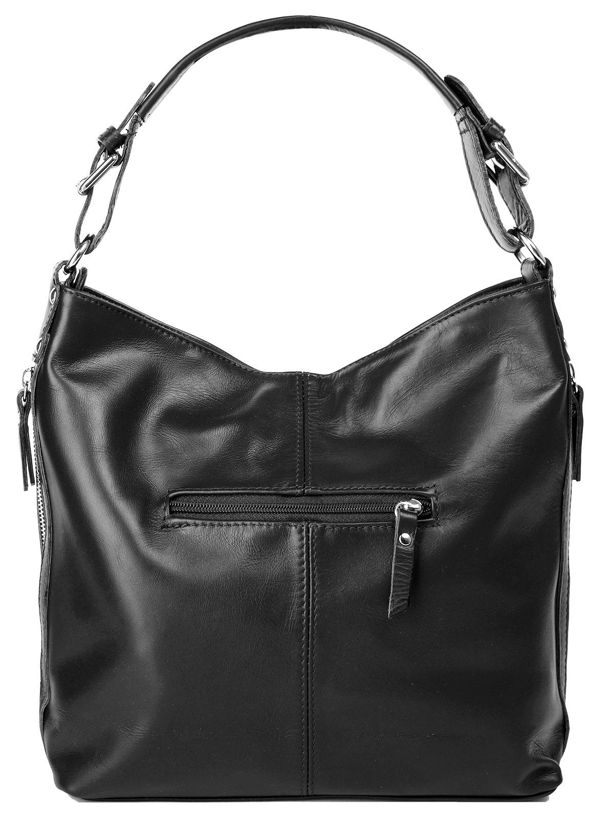 Samantha Look Henkeltasche SAMANTHA LOOK Damen echt Leder, Made in Italy, echt Leder, Made in Italy – Bild 4 von 5