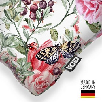 Kissenbezug, VOID (1 Stück), Marienkäfer Rosen Blumen Garten blumen garten blüten pflanzen insekte