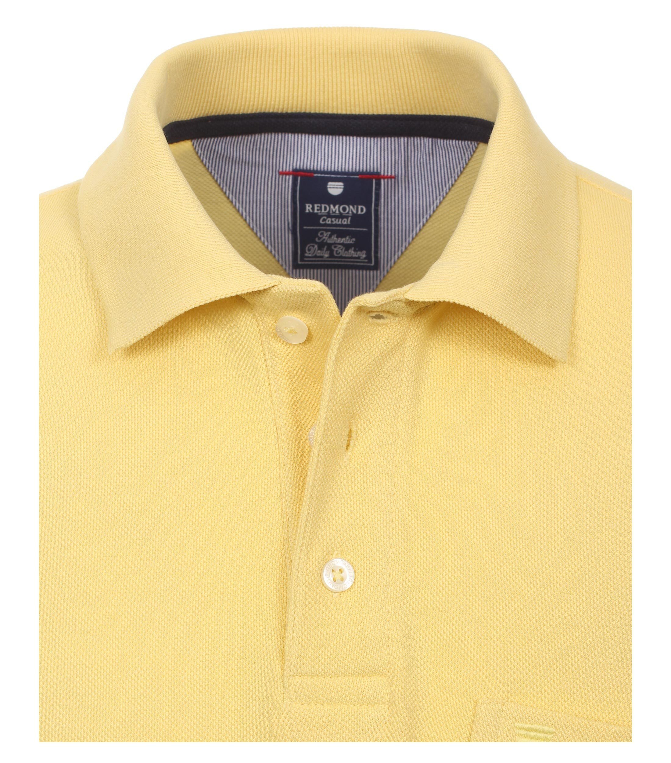 gelb 40 Redmond uni Poloshirt