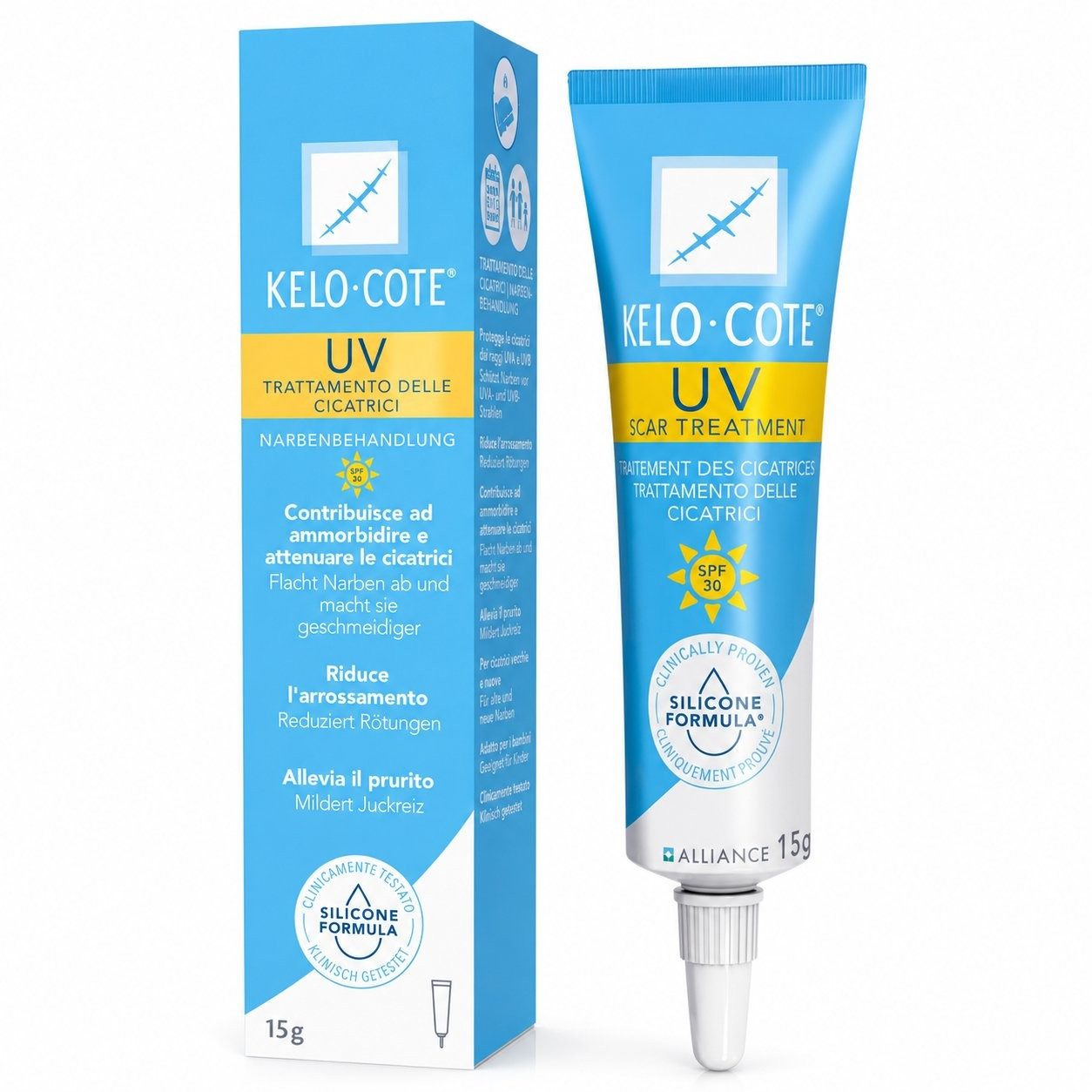 Alliance Pharmaceuticals GmbH Hautcreme KELO-COTE UV Silikon Narbengel LSF 30