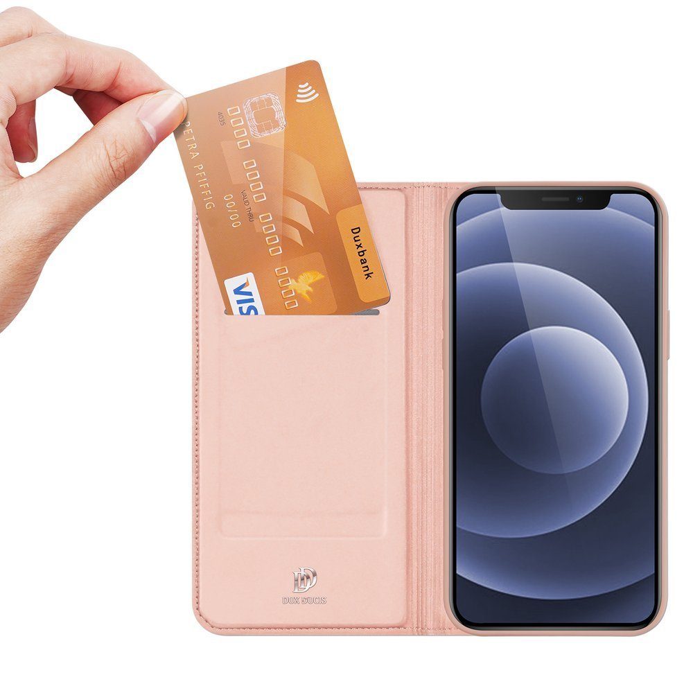 Handyhülle Buch Tasche "Dux Ducis" kompatibel mit iPhone 13, Kunstleder Schutzhülle Handy Wallet Case Cover mit Kartenfächern, Standfunktion