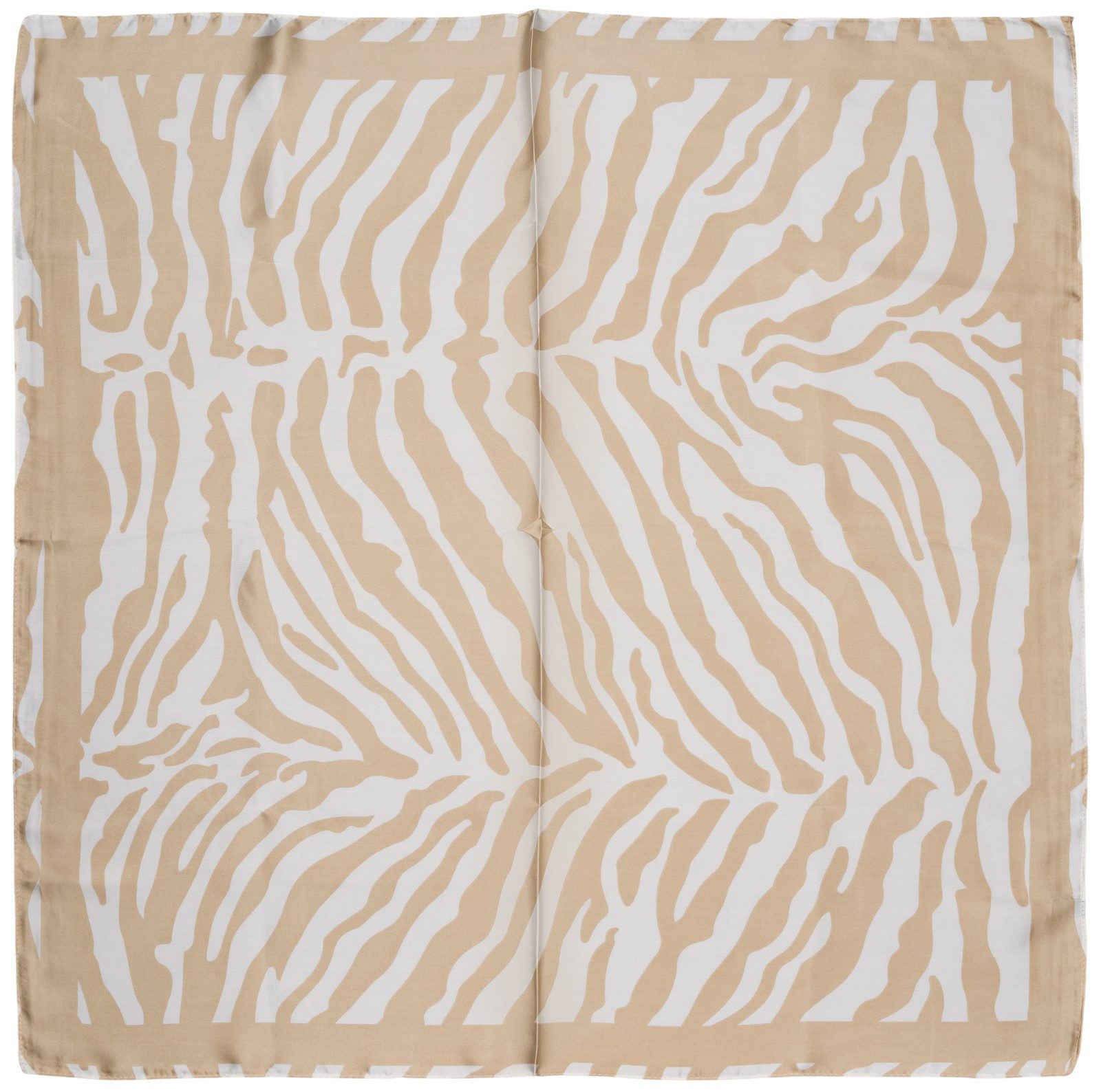 styleBREAKER Modetuch Halstuch Zebra Muster Satin Optik, (1-St)