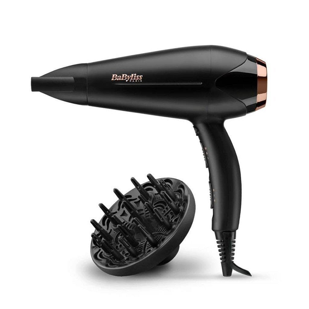 BaByliss Haartrockner D570DE, BaByliss Turbo Shine Haartrockner mit 2200 Watt