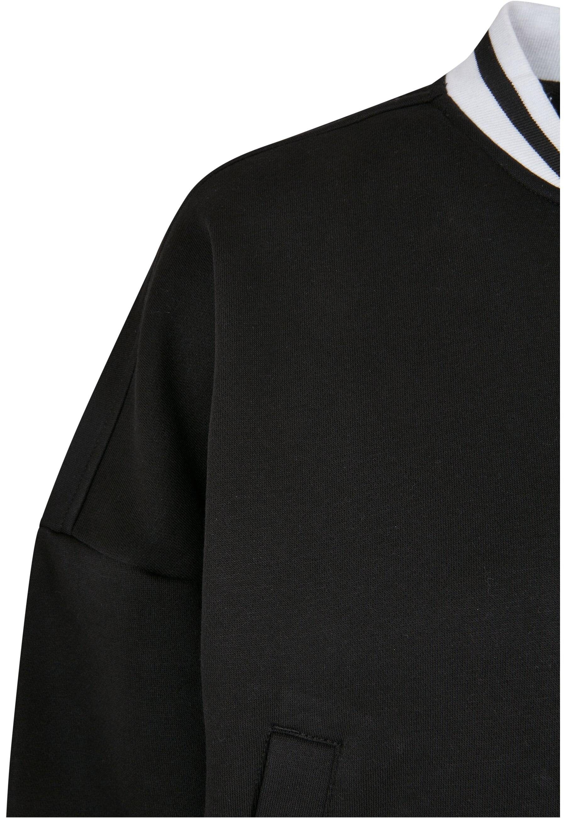 Ladies Collegejacke Damen black (1-St) Sweat Jacket CLASSICS College Oversized URBAN