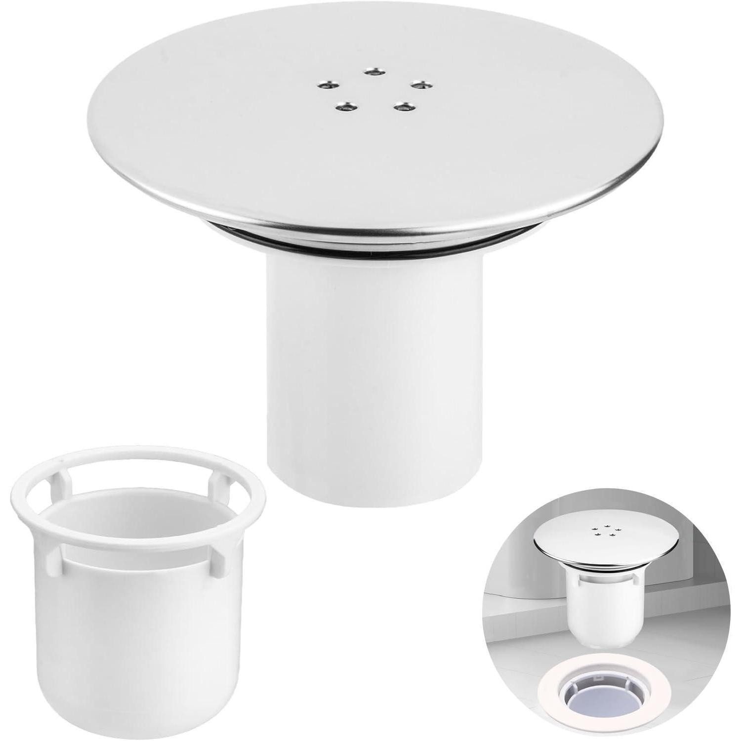LuxusKollektion Duschablauf Duschabfluss Abdeckung 90mm/115mm mit Haarsieb