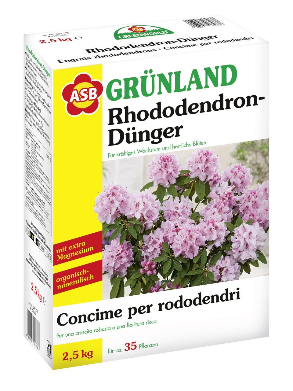 ASB Greenworld Blumendünger ASB Greenworld Spezial-Rhododendrondünger 2,5 kg