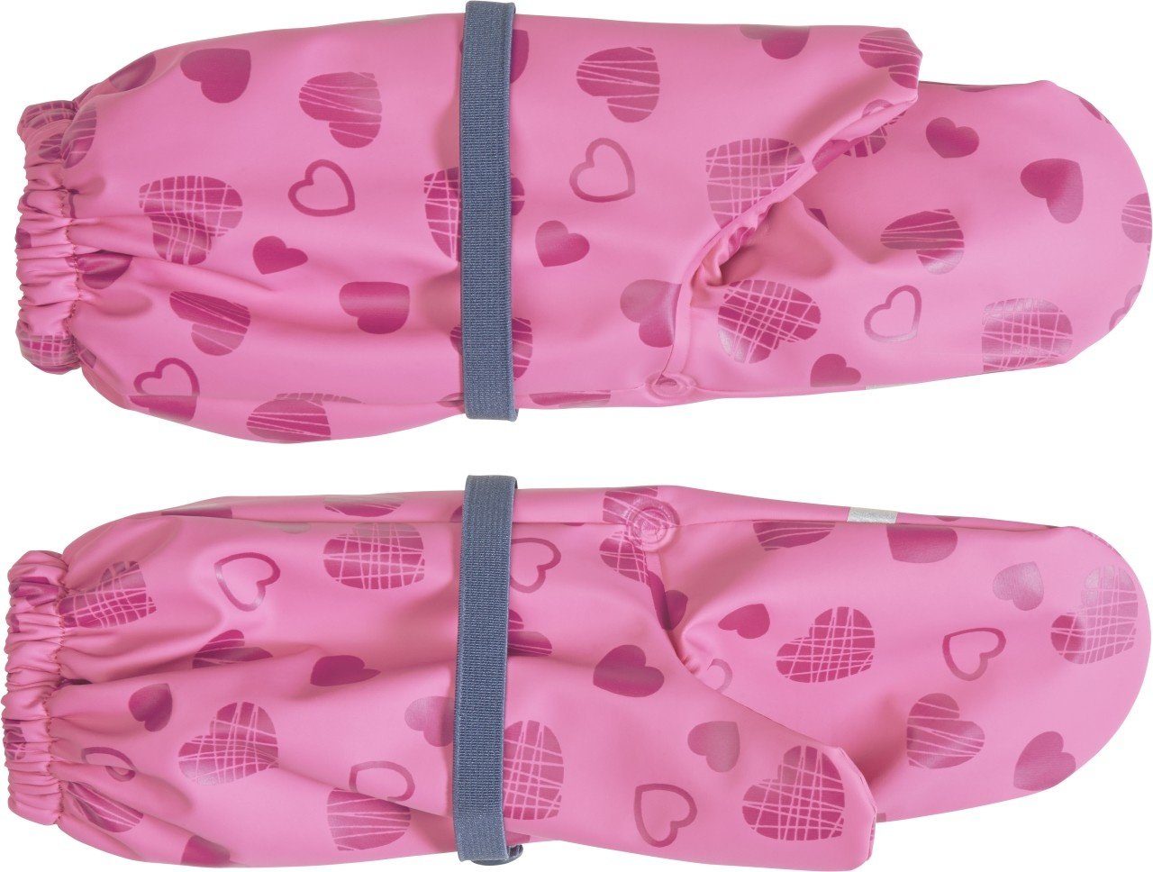 Playshoes Fleecehandschuhe Matschhandschuh mit Fleece-Futter Herzchen