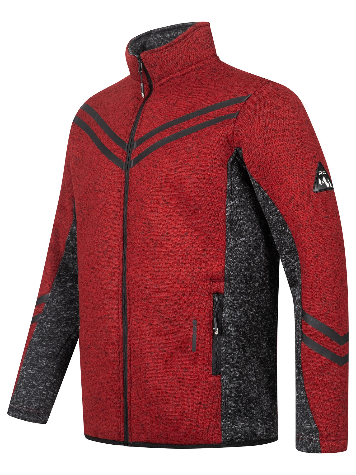 Rock Creek Fleecejacke Herren Jacke Melange günstig online kaufen