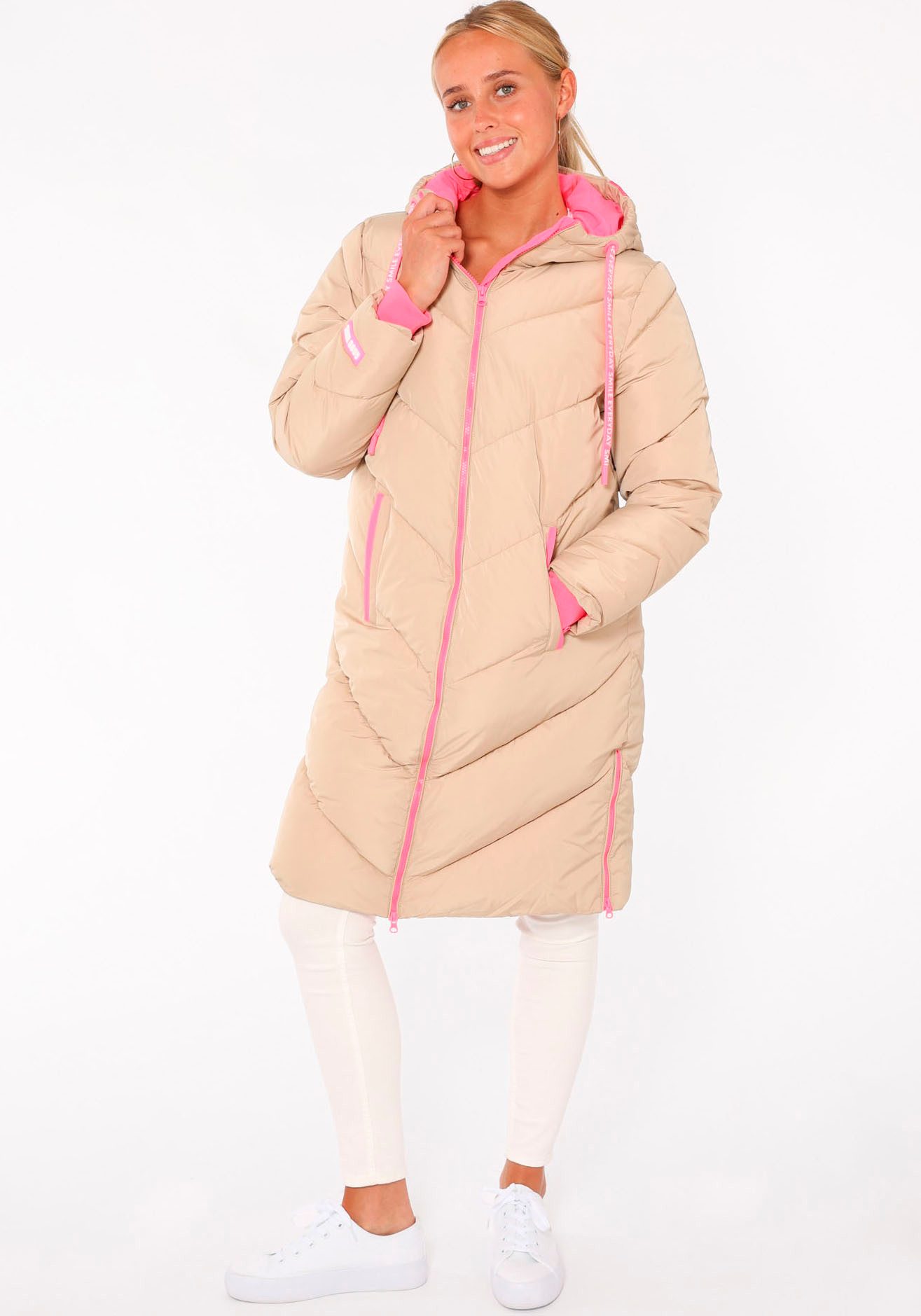 Steppjacke "Good Vibes Only"
