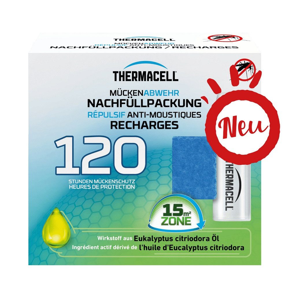 ThermaCell Insektenabwehrgerät Thermacell Mückenabwehr 120 Stunden Nachfüllpack