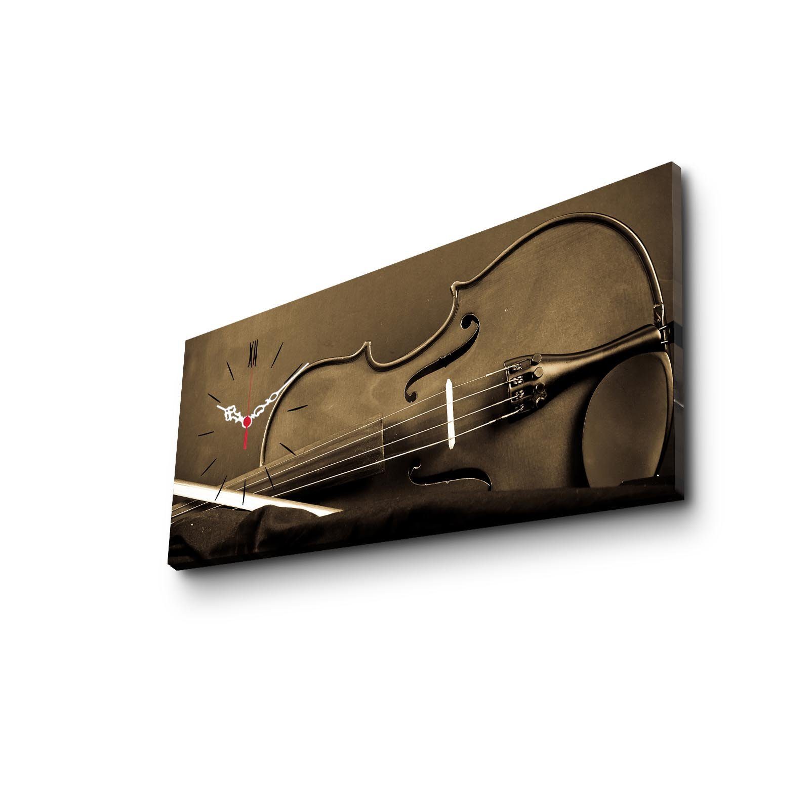 Wanduhr Wallity Leinwand