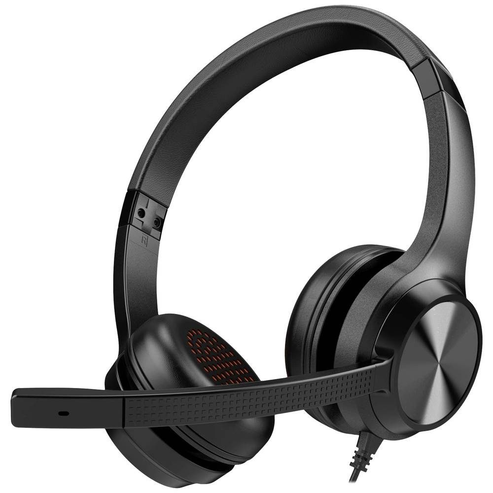Creative On-Ear-Headset Chat USB mit Geräuschunterdrückung Наушники (Lautstärkeregelung, Mikrofon-Stummschaltung)