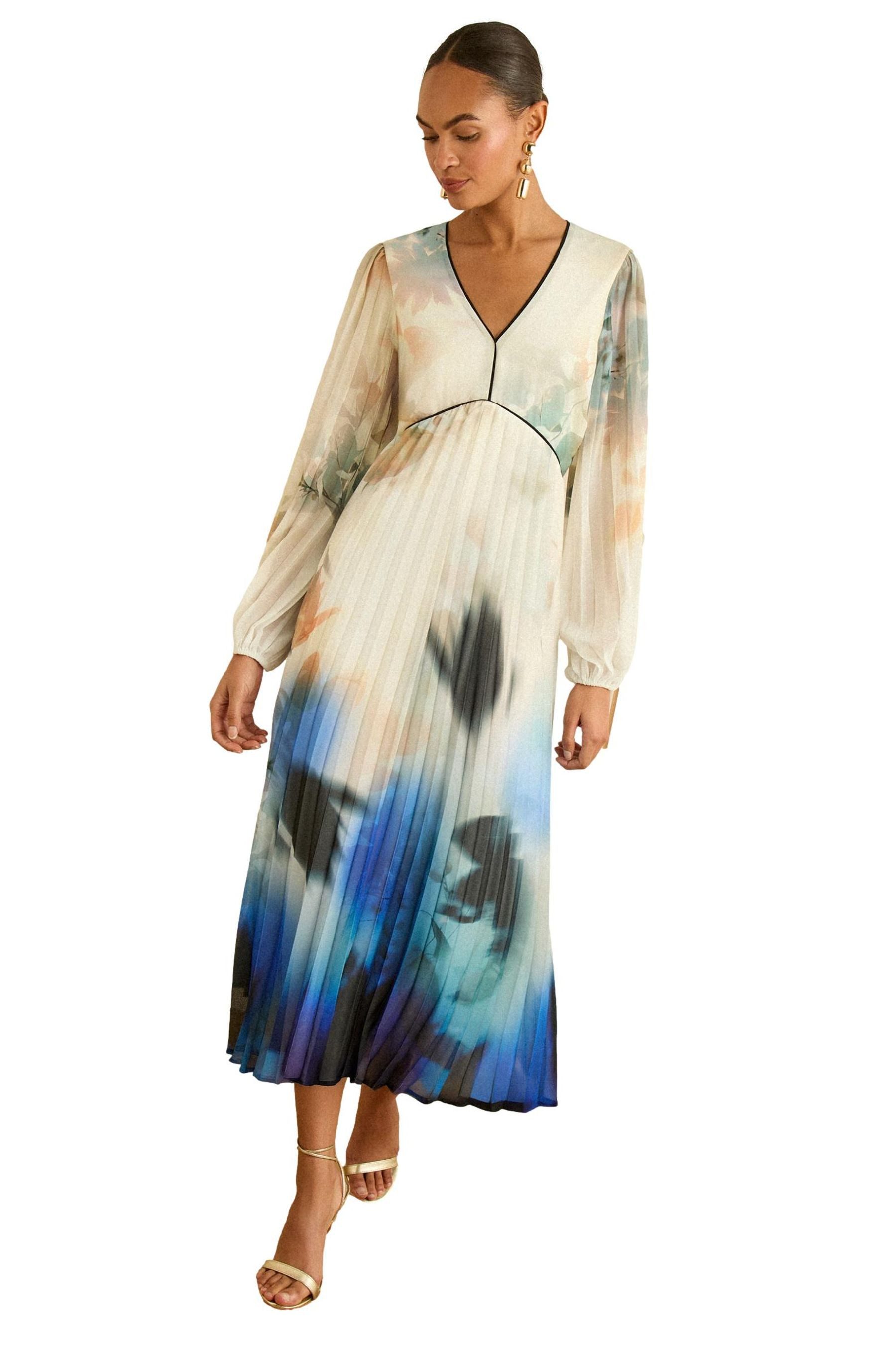 Love & Roses Chiffonkleid Love & Roses Chiffon-Midikleid, Regular (1-tlg)