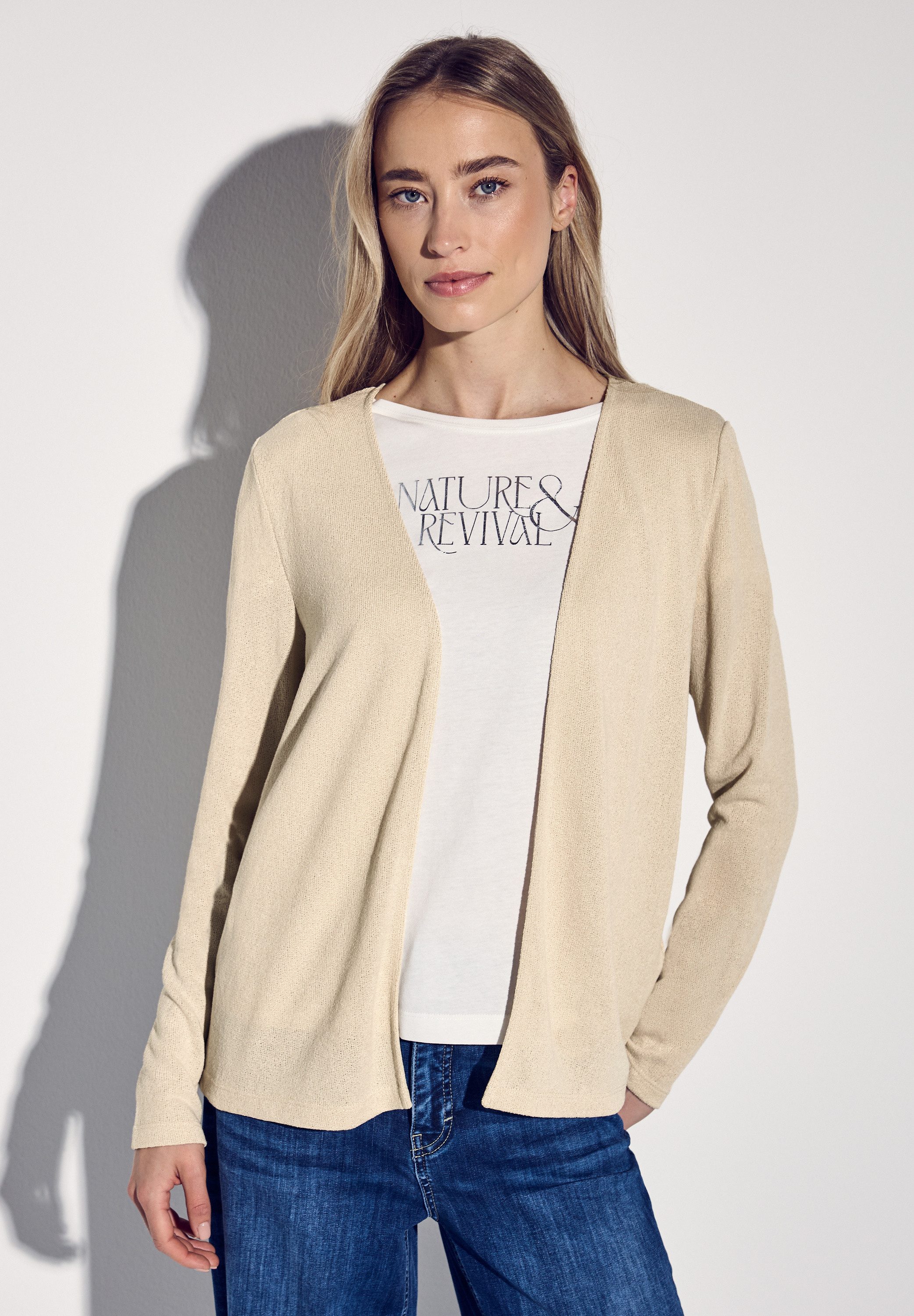 STREET ONE Cardigan verschlusslos