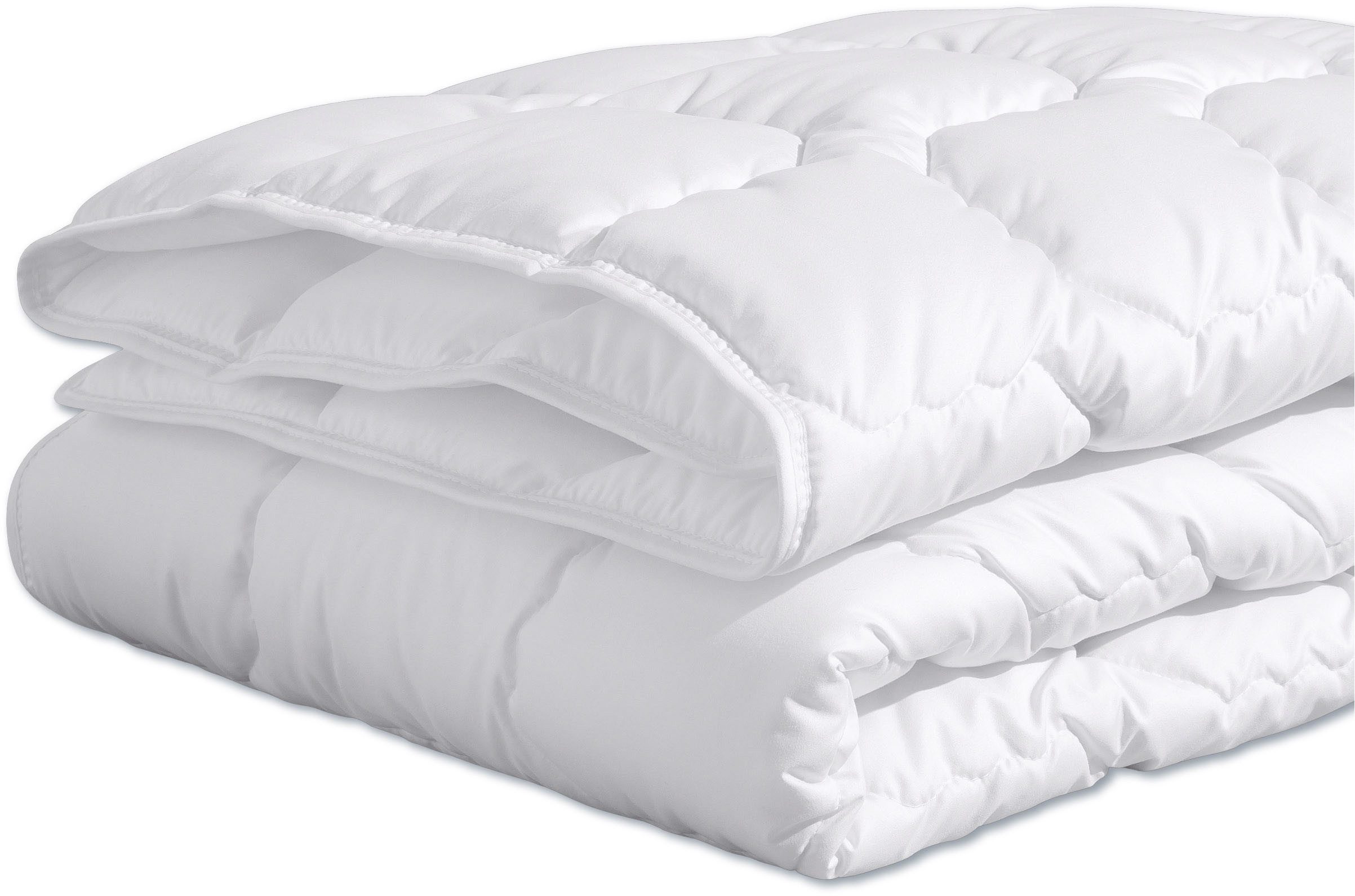 fan Baumwollbettdecke Kansas, Bettdecken für Sommer und Winter, Decke, Füllung: 100% Baumwolle, Bezug: 100% Baumwolle, Bettdecke 135x200 cm, 155x220 cm und weiteren Größen, Made in Germany