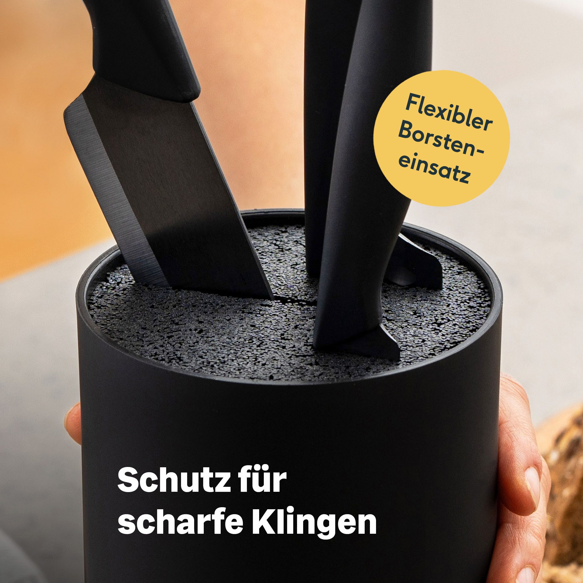 SILBERTHAL Messerblock Unbestückt (1tlg), flexibler Borsteneinsatz – Bild 5 von 5
