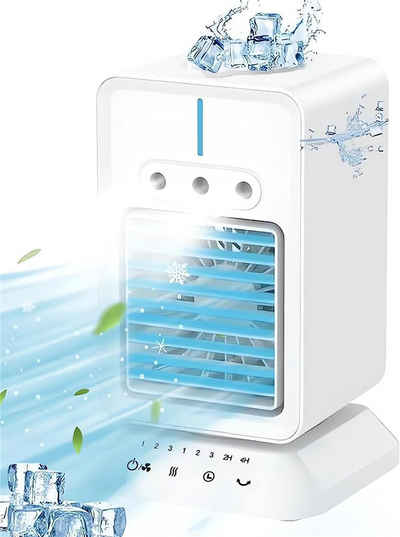Bifurcation Mini USB-Ventilator Mobiler Klima-Luftkühler mit Wasserkühlung, 4-in-1-Klimagerät