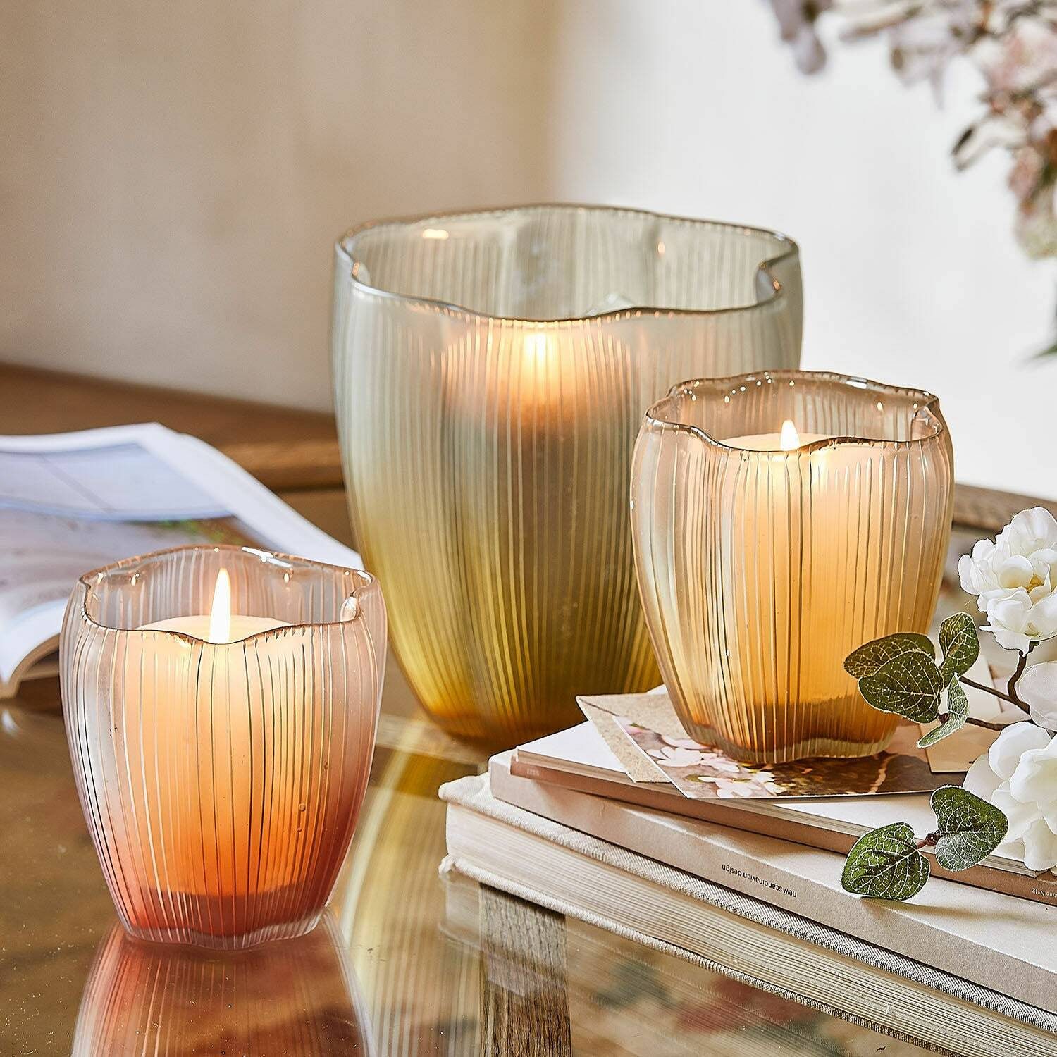 Mirabeau Windlicht Windlicht 3er Set Antoinelle bunt (3er Set, 3er Set)