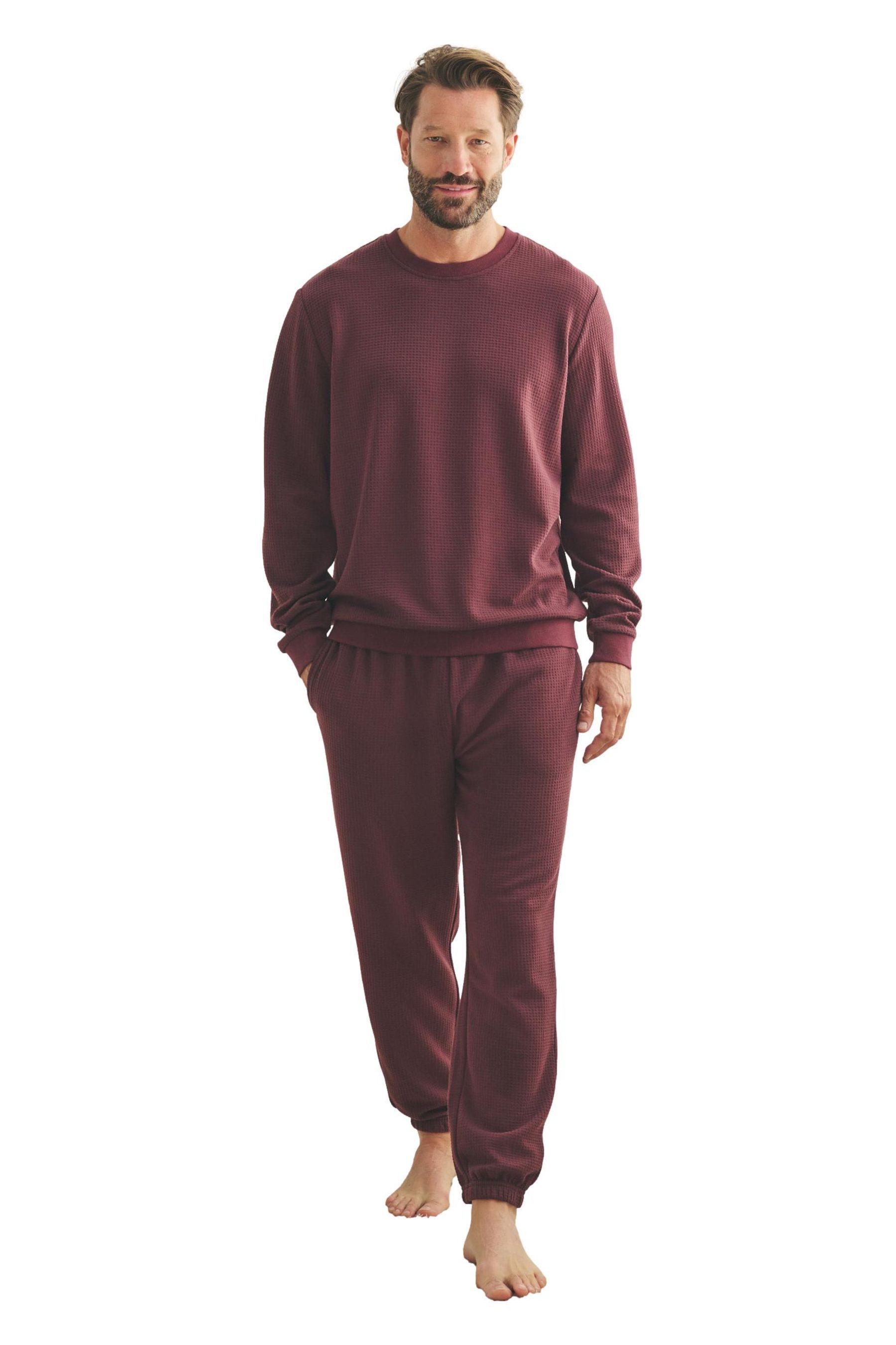 Next Pyjama Langarm-Schlafanzug mit weicher Waffelstruktur günstig online kaufen