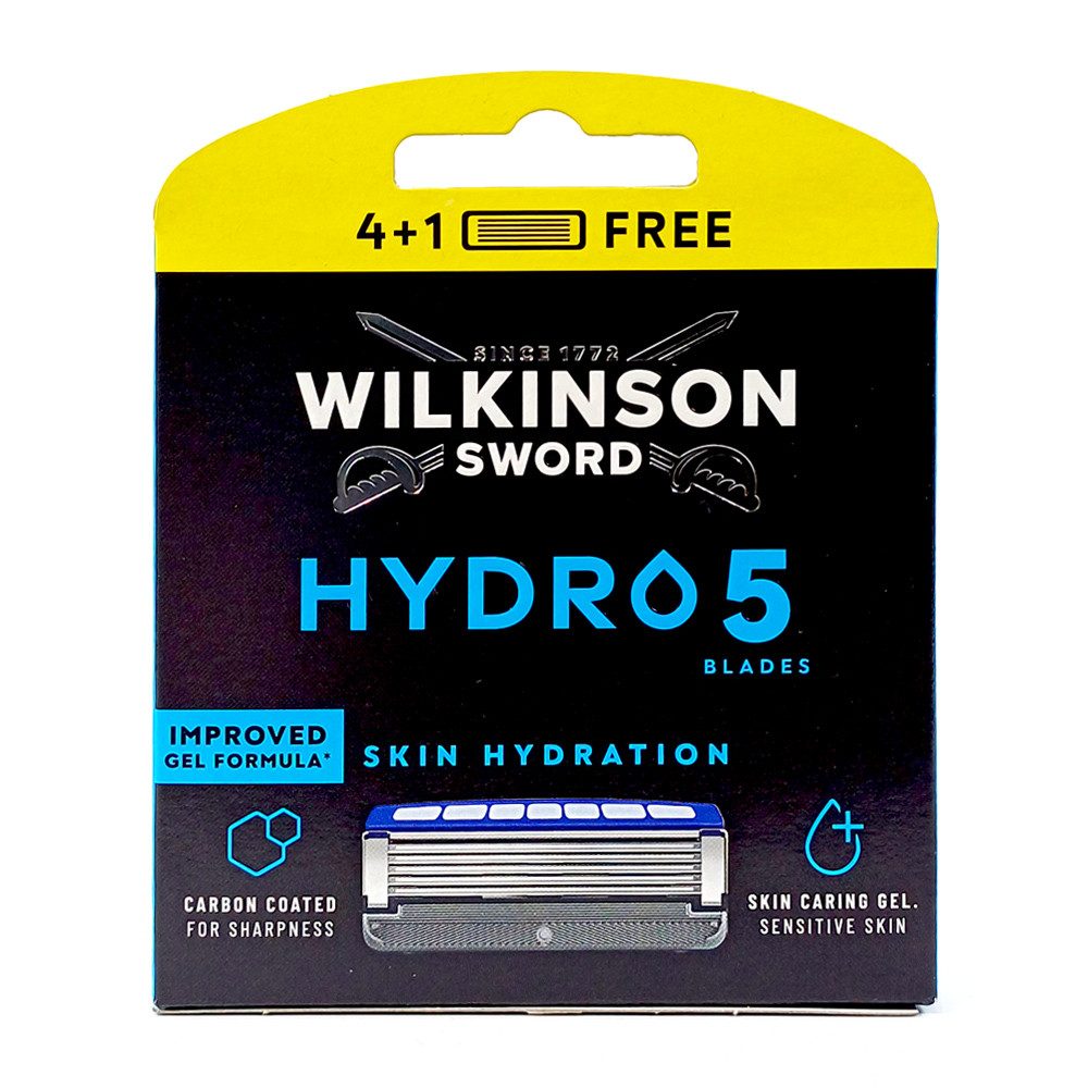 Wilkinson Rasierklingen HYDRO 5 Skin Hydration Ersatzklingen, 5er Pack
