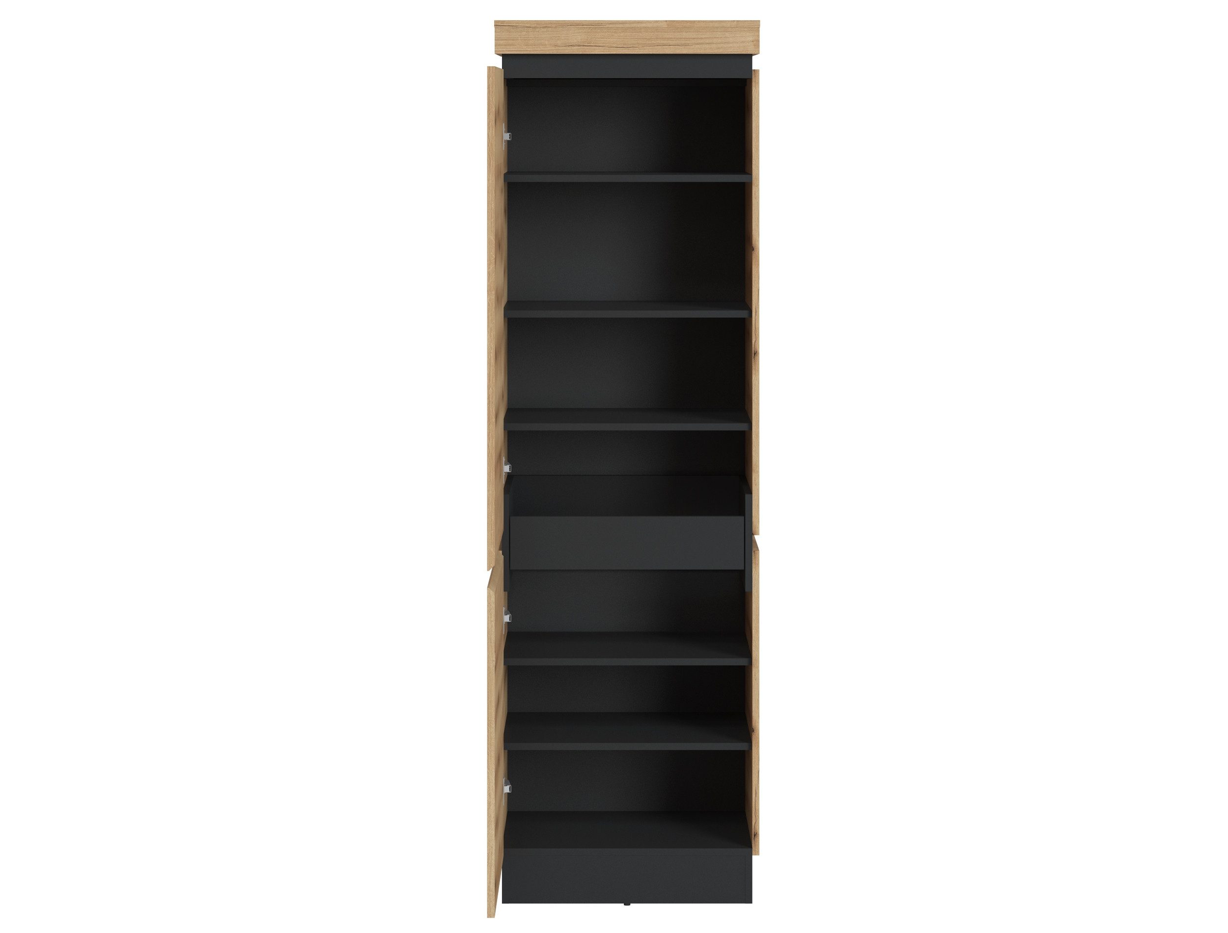 freiraum Garderobenschrank CORTE in Coast Evoke Eiche Dekor - 60,1x200,5x45cm (BxHxT)