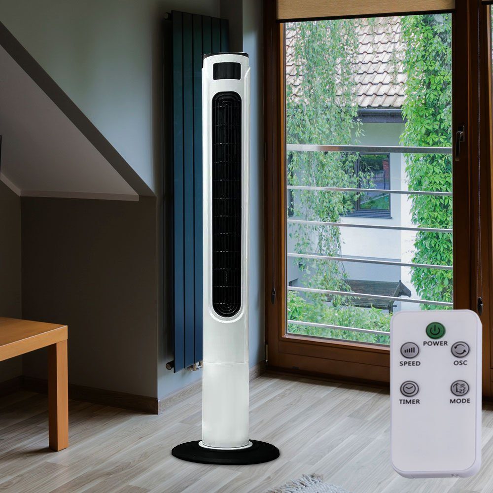 etc-shop Turmventilator, Smart Home Fernbedienung Säulenventilator