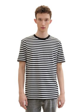 TOM TAILOR Denim Kurzarmshirt striped t-shirt