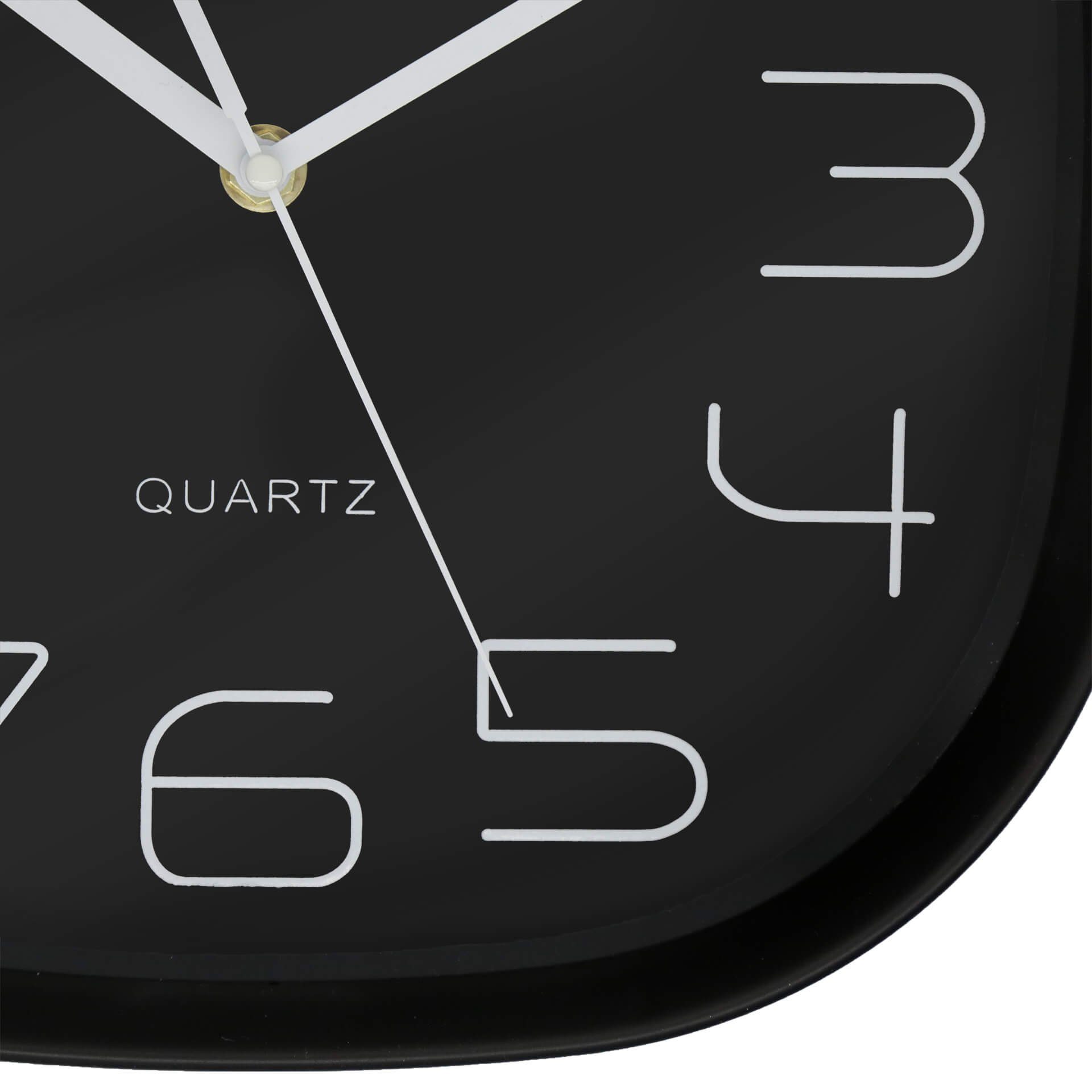 K&L Wall Art Wanduhr 28cm große Retro Küchenuhr schwarz Analoge Büro Wanduhr lautlos (hochwertiges Quarz Uhrwerk)