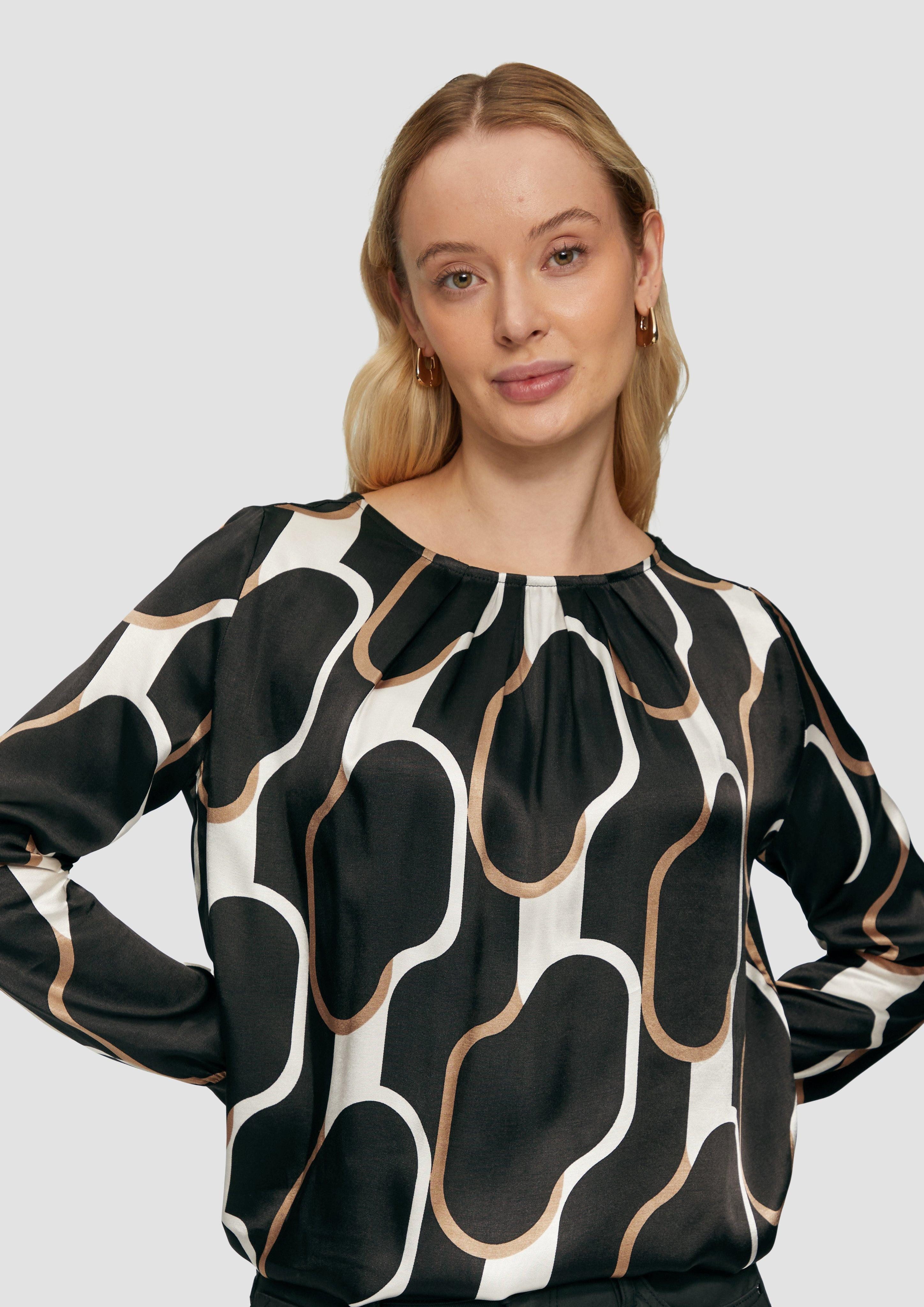 s.Oliver BLACK LABEL Langarmshirt Shirt im günstig online kaufen