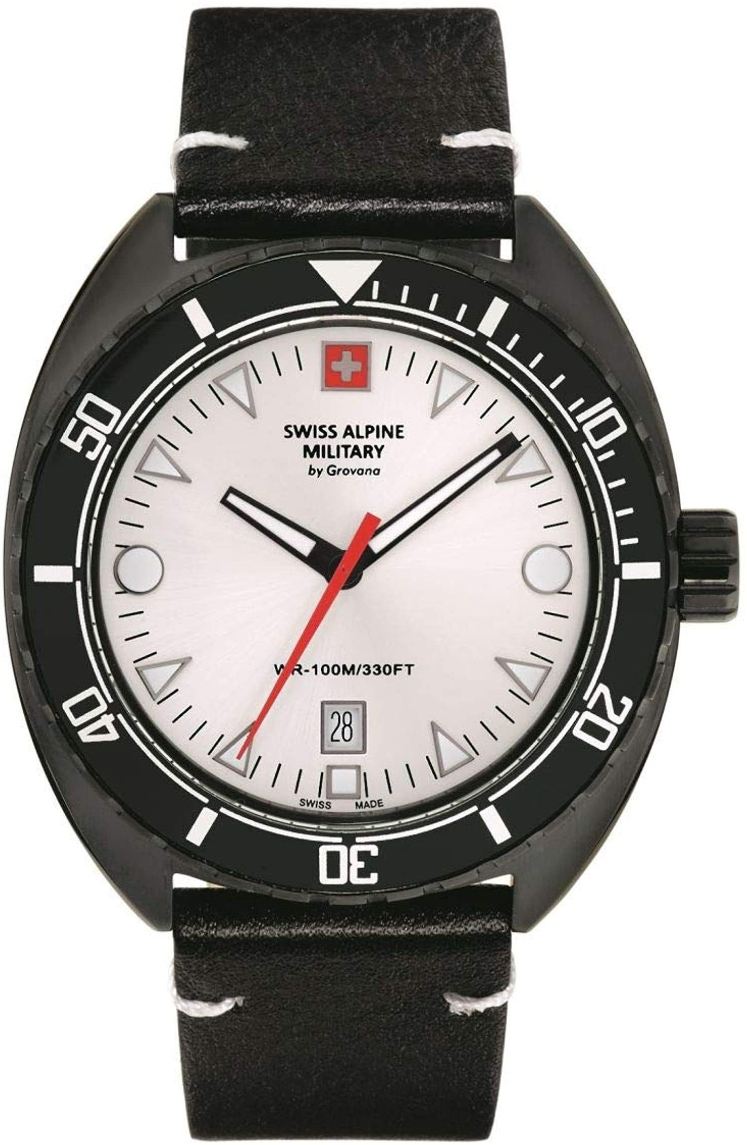 Alpine by Alpine Grovana Herrenuhr Swiss Swiss Quarzuhr Military Military 7066.1572