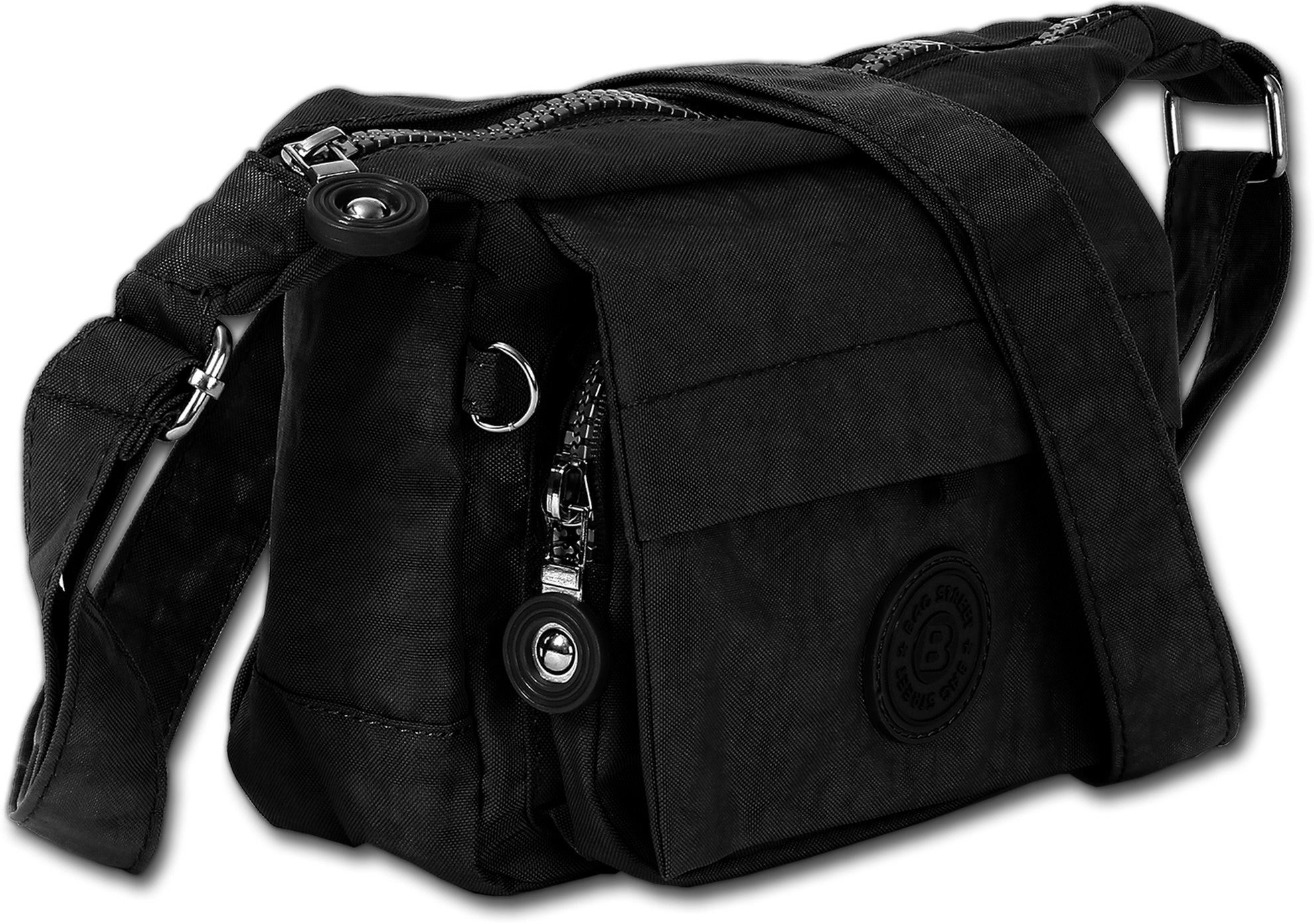 schwarz Damen, strapazierfähiges Tasche Bag Abendtasche Street Jugend Tasche Handtasche, BAG Damen Textilnylon Nylon STREET