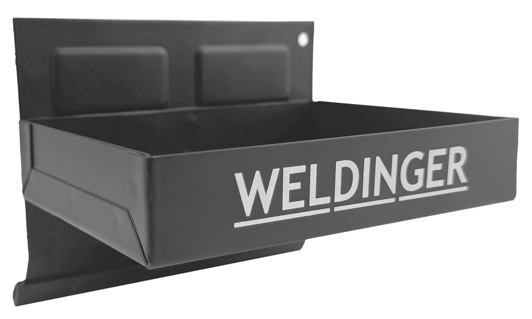 WELDINGER Magnet-Werkzeugleiste 3er-Set Magnetablagen klein, medium, groß für Kleinteile Spraydosen, Set, 3-tlg., magnetische Ablagen, rechteckig